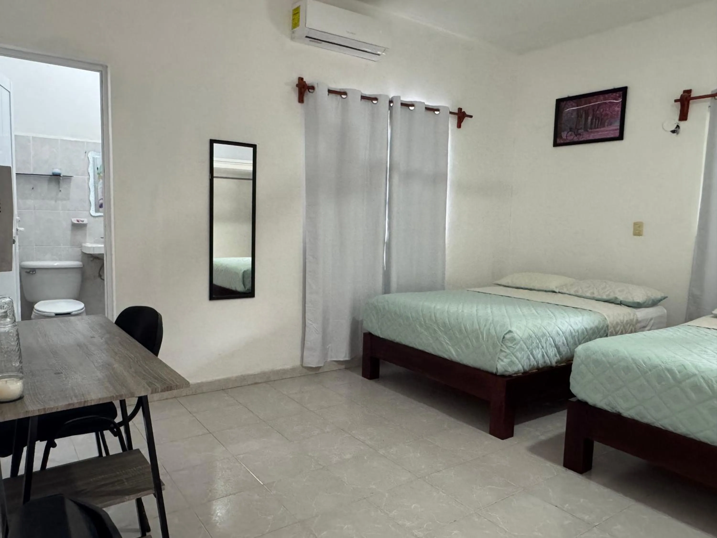 Bed in Zayali Bacalar - Guest House