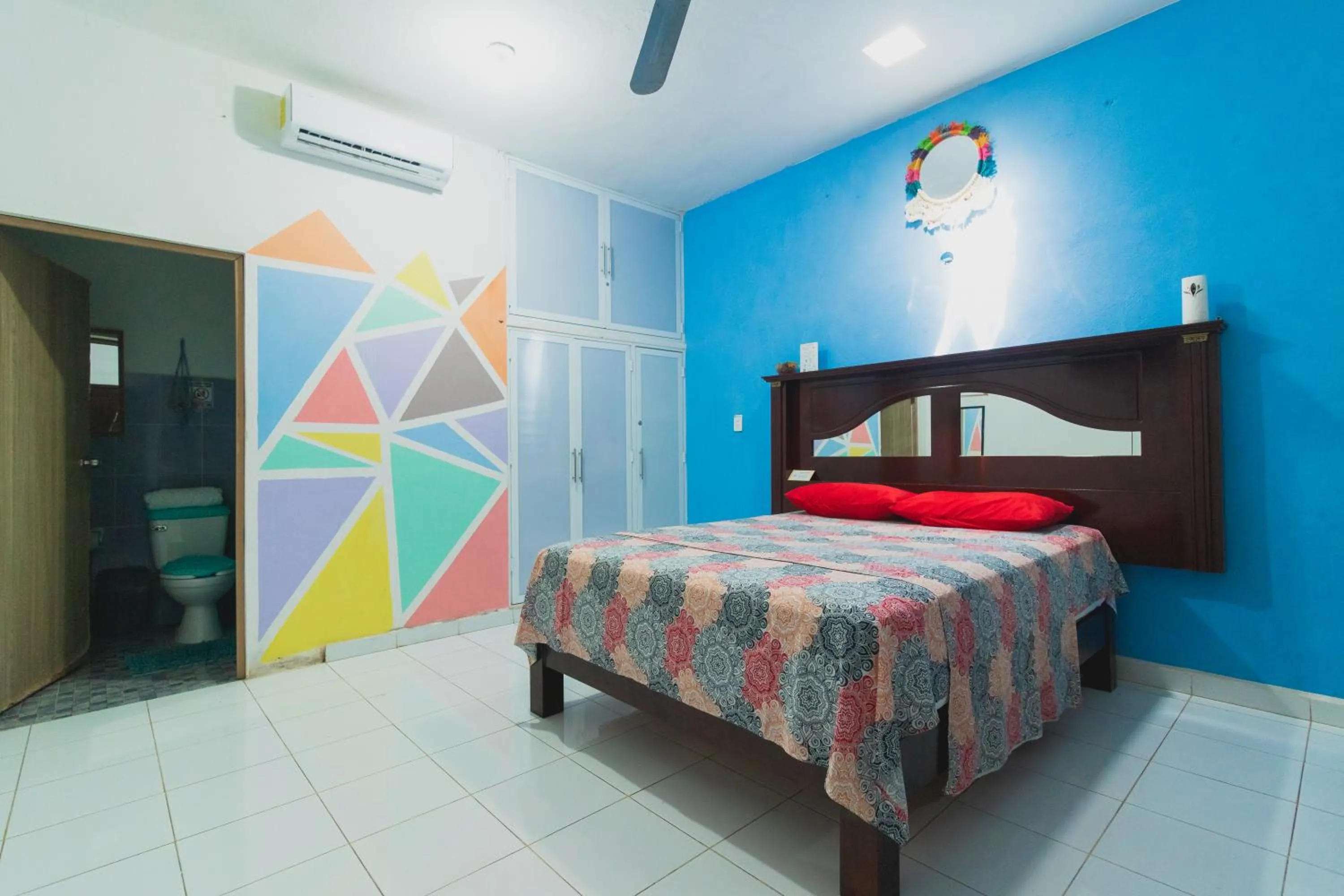 Bed in Zayali Bacalar - Guest House