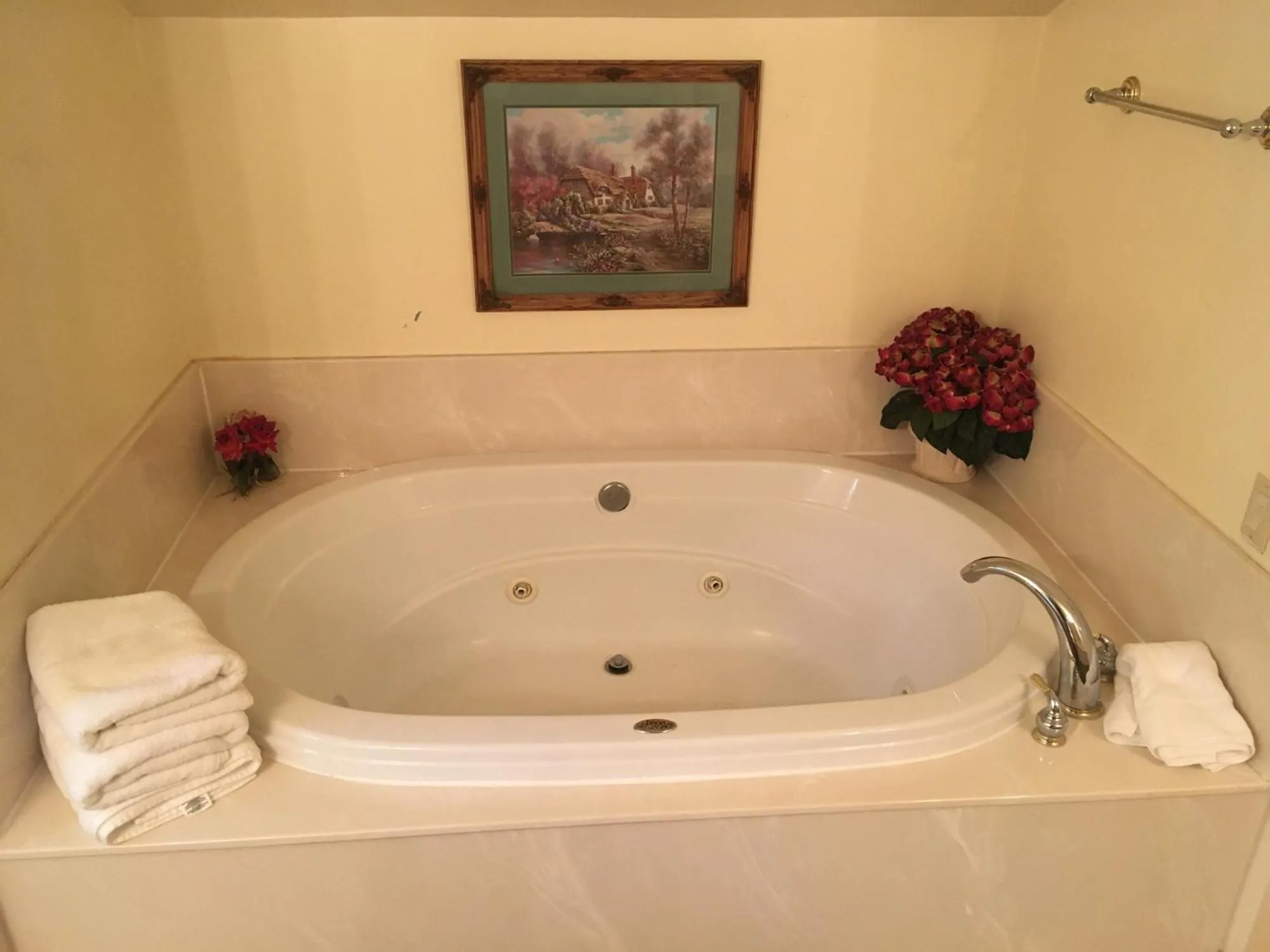 Bathroom in Whispering Pines Lodge