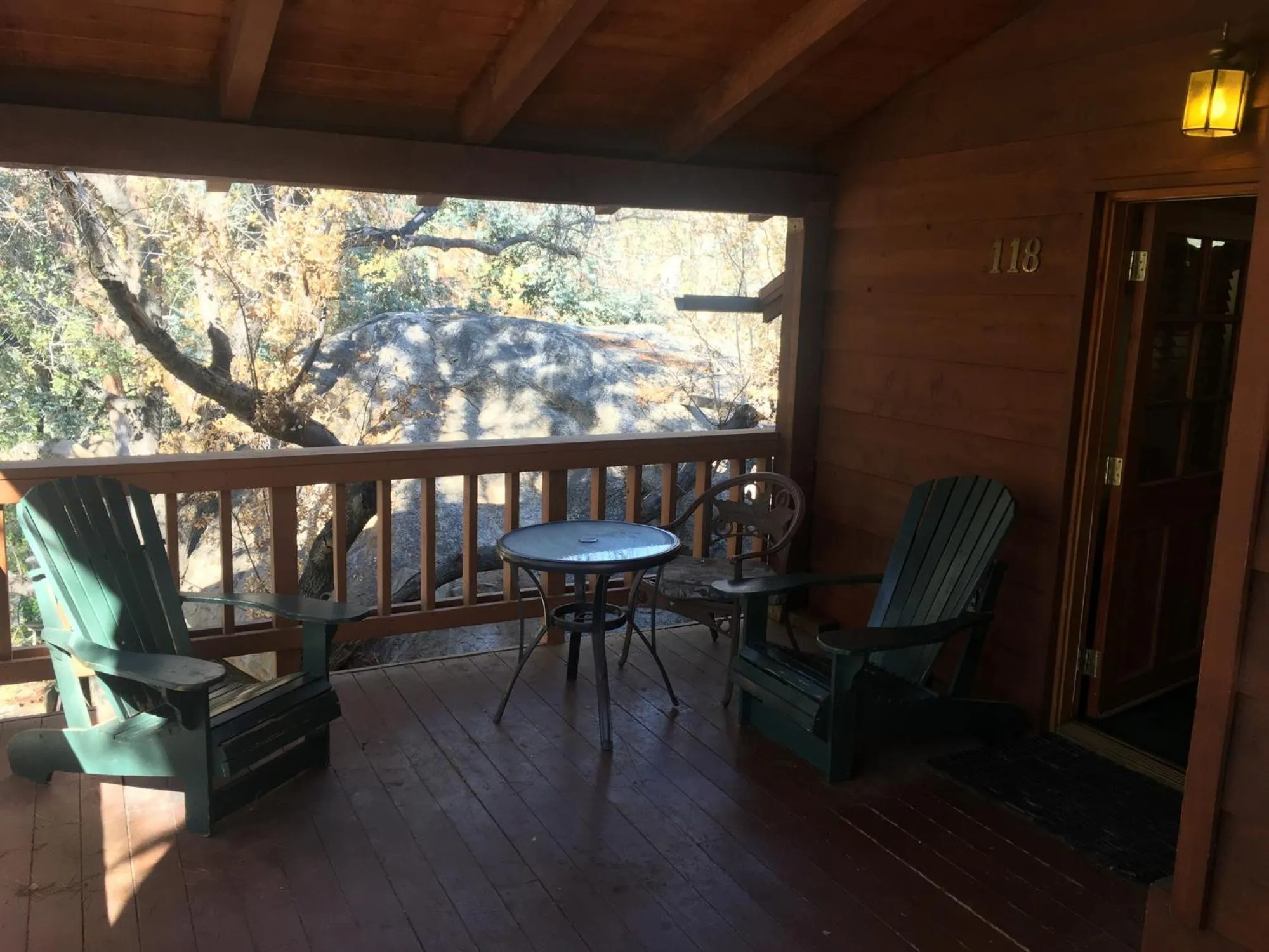 Balcony/Terrace in Whispering Pines Lodge