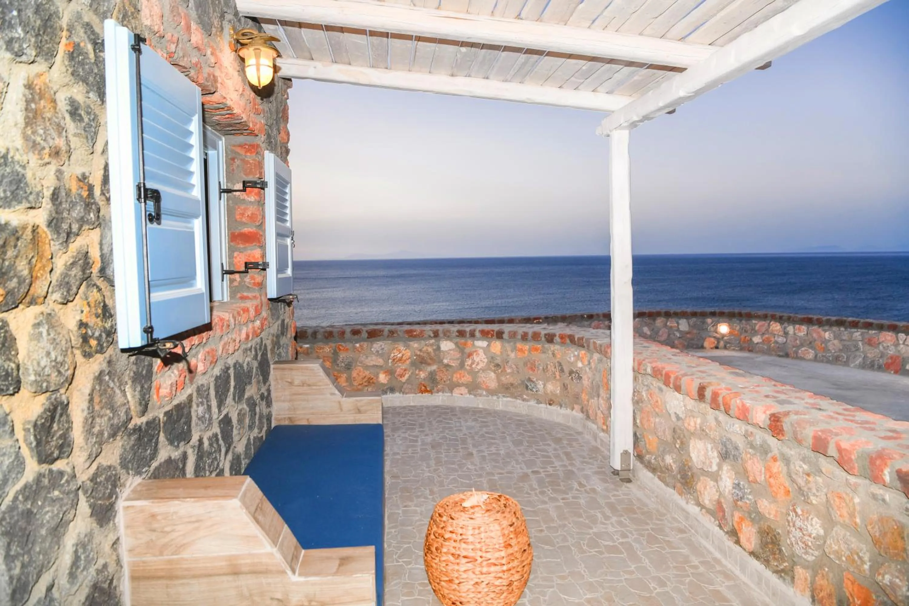 Patio in Starlight Luxury Seaside Villa & Suites