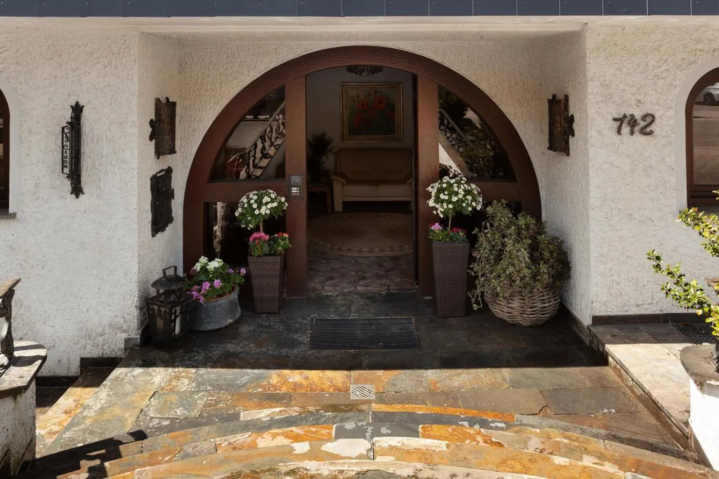 Patio in Hotel Petra