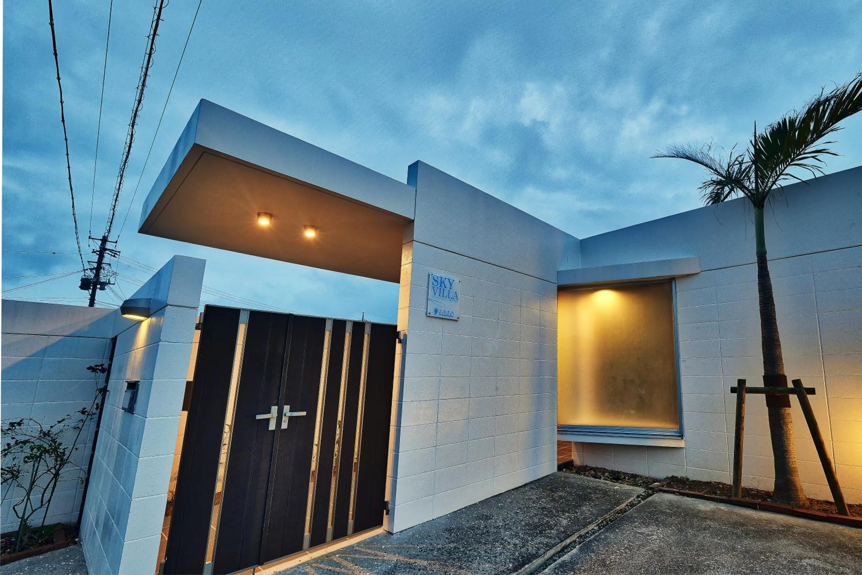 Facade/entrance in Sky Villa Toyohara