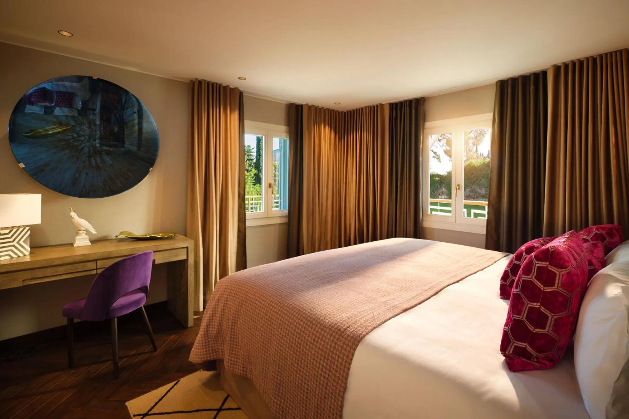 Bedroom, Bed in Boho Club