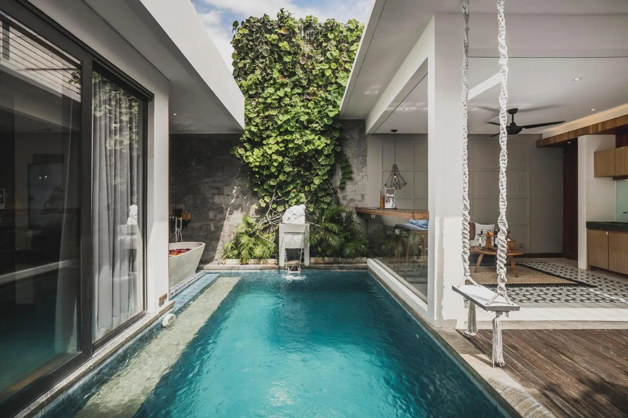 Pool view in Ayona Villa Seminyak by Ini Vie Hospitality