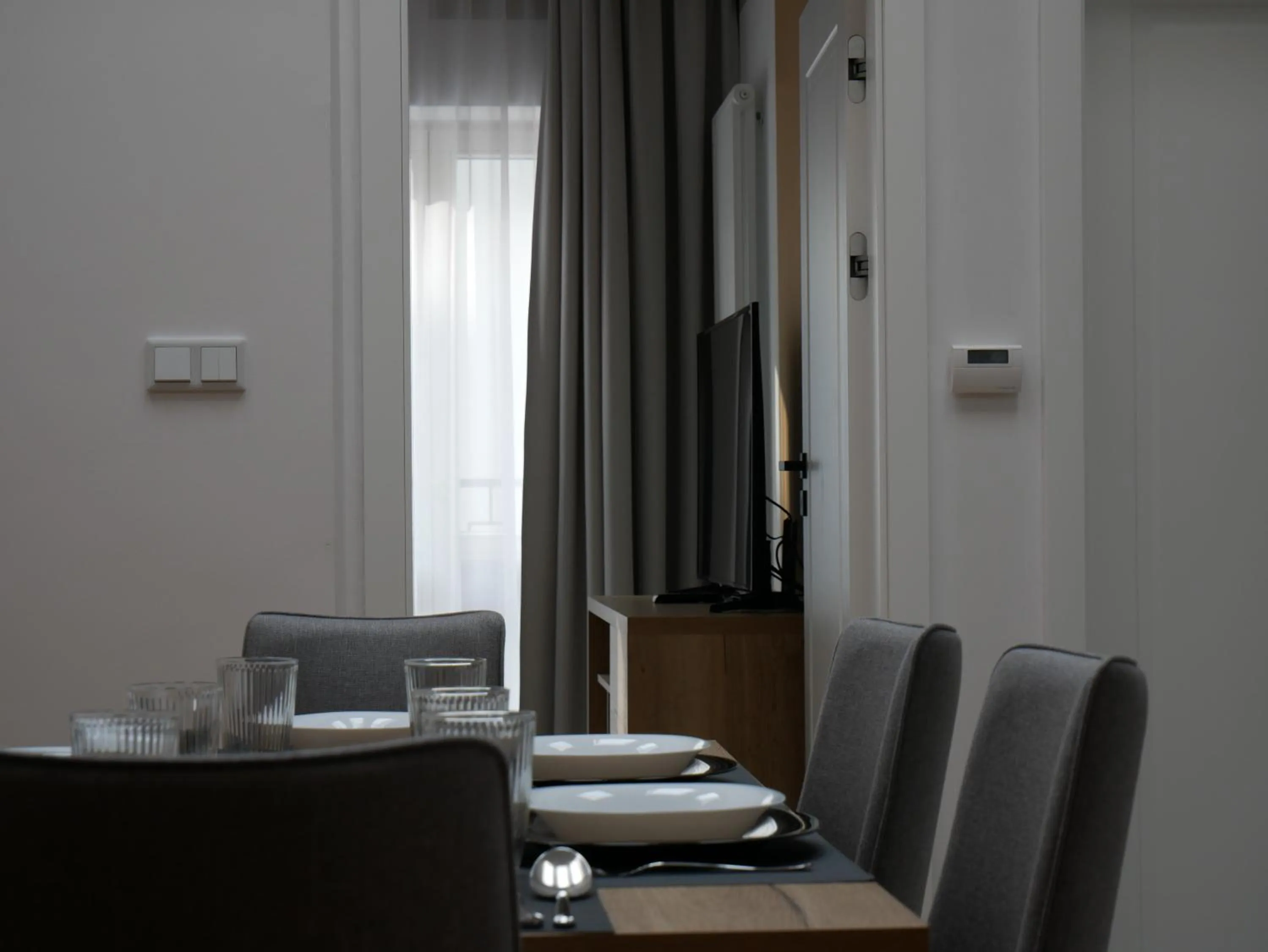 Dining area in Ermine Suites
