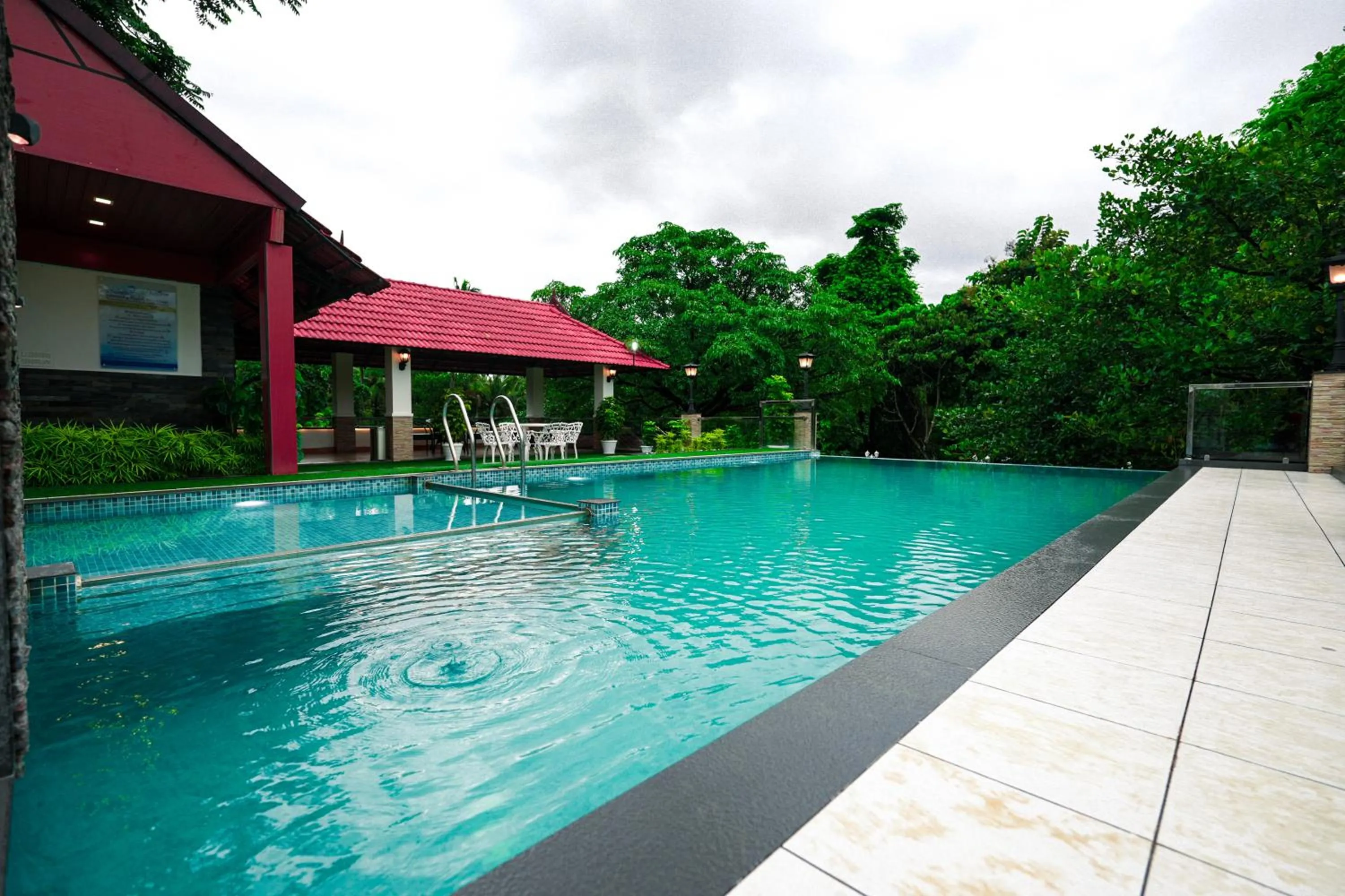 Swimming pool in Athirappilly Rainland Resort