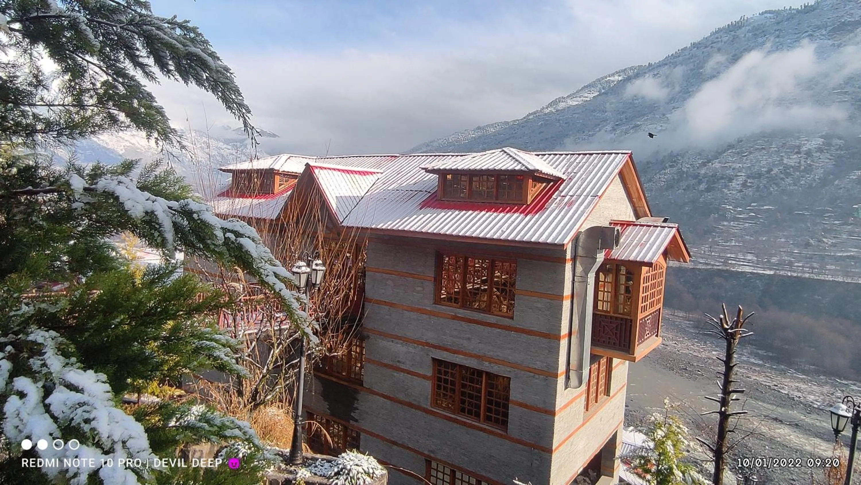 Property building in Regenta Inn by Riverside Manali