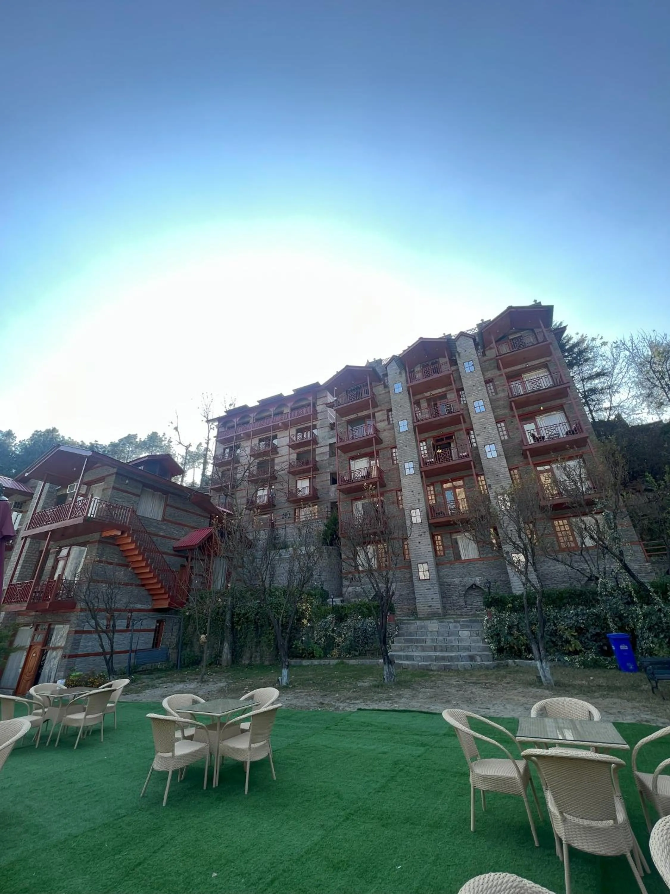 Property building in Regenta Inn by Riverside Manali
