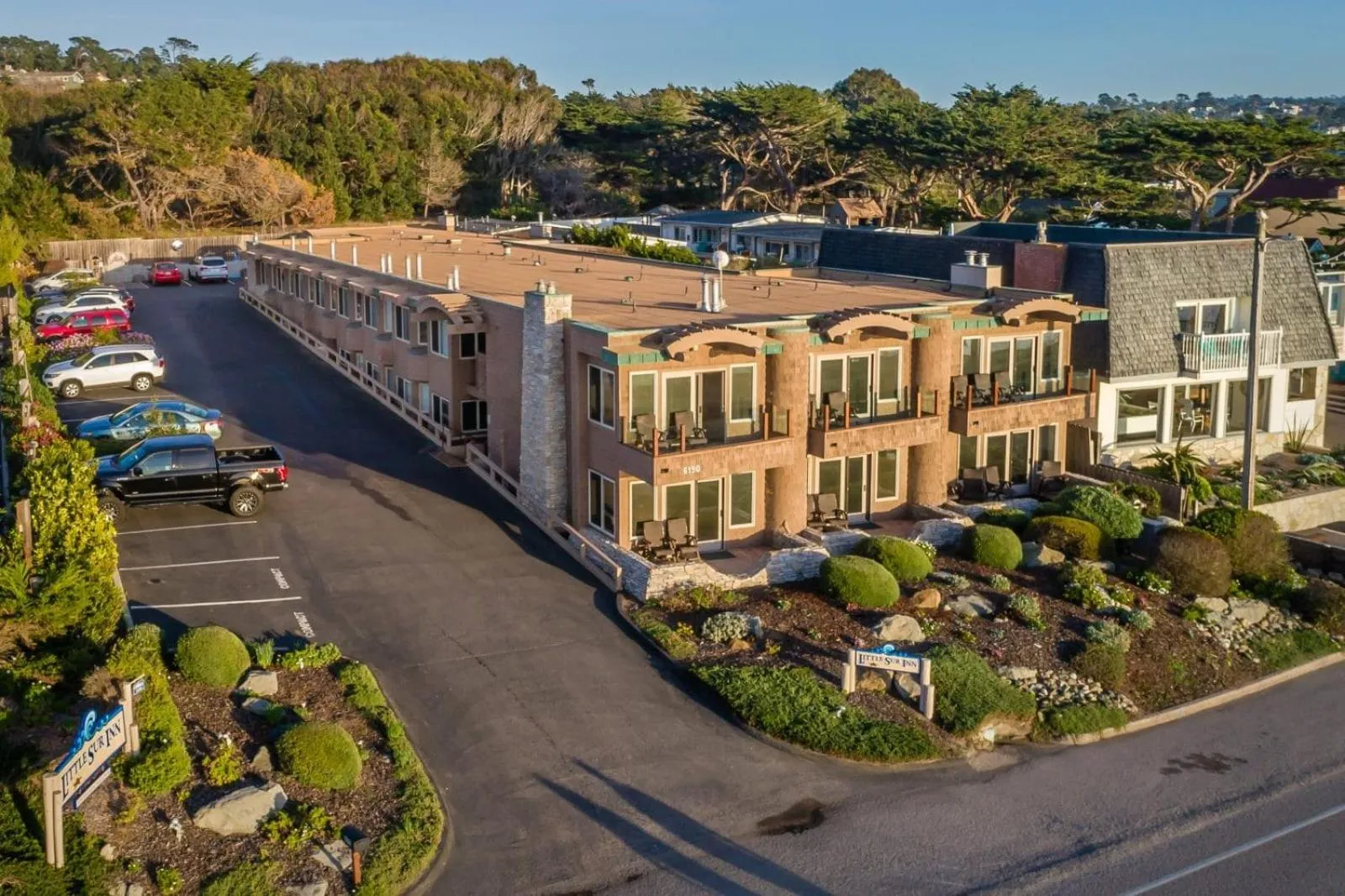 Bird's eye view in Little Sur Inn