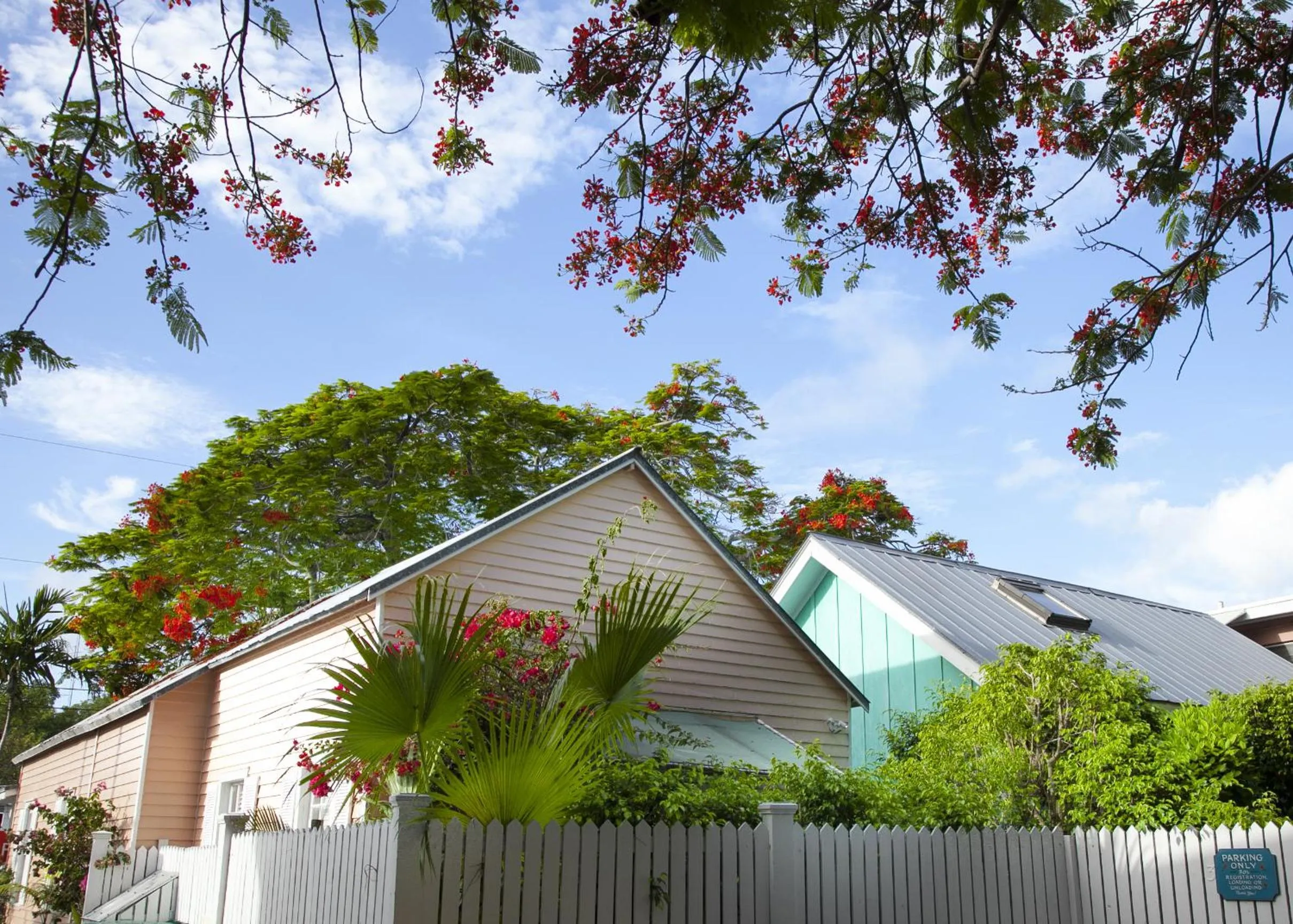 Facade/entrance in Courtney's Place Historic Cottages & Inns
