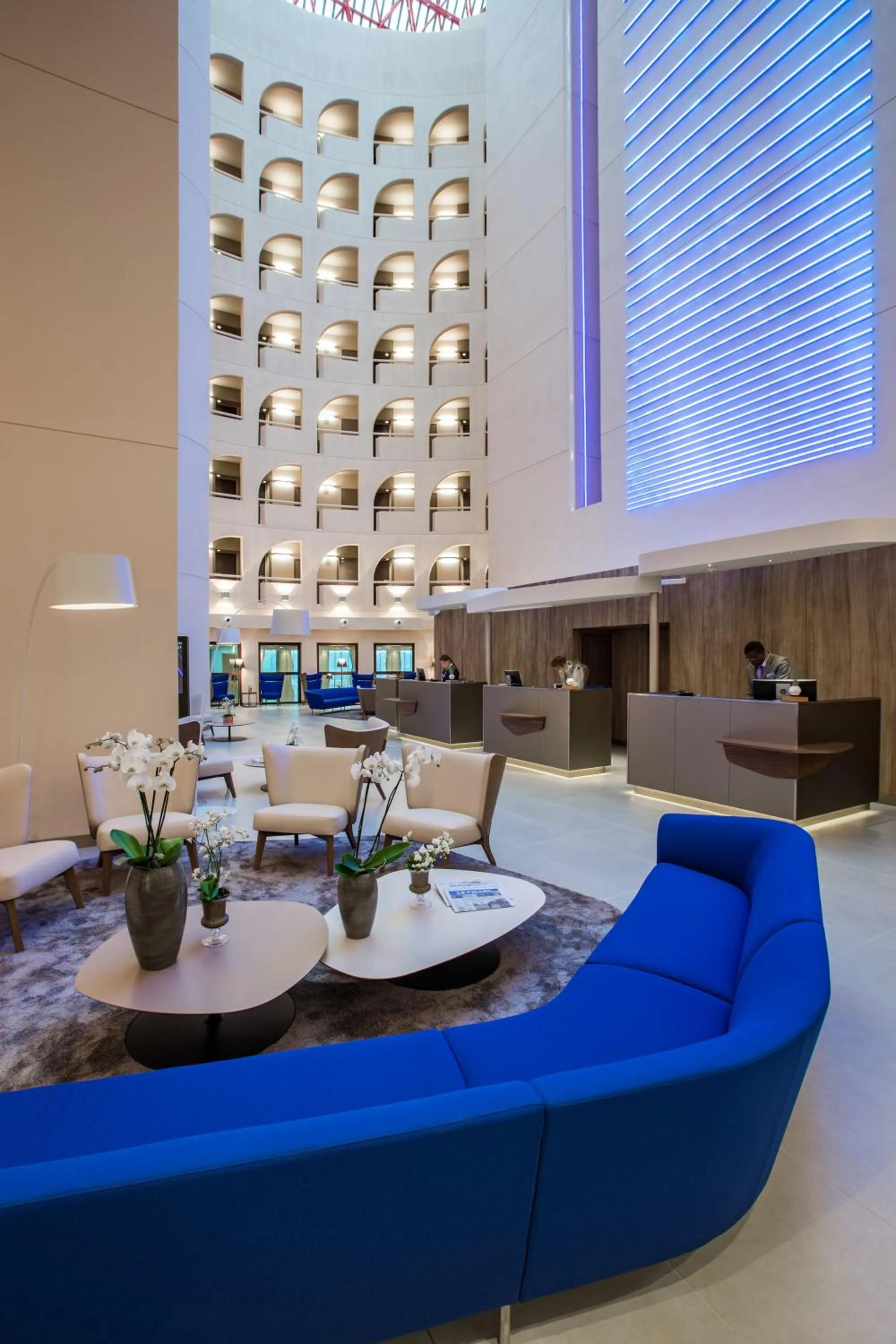 Lobby or reception in Radisson Blu Hotel, Lyon