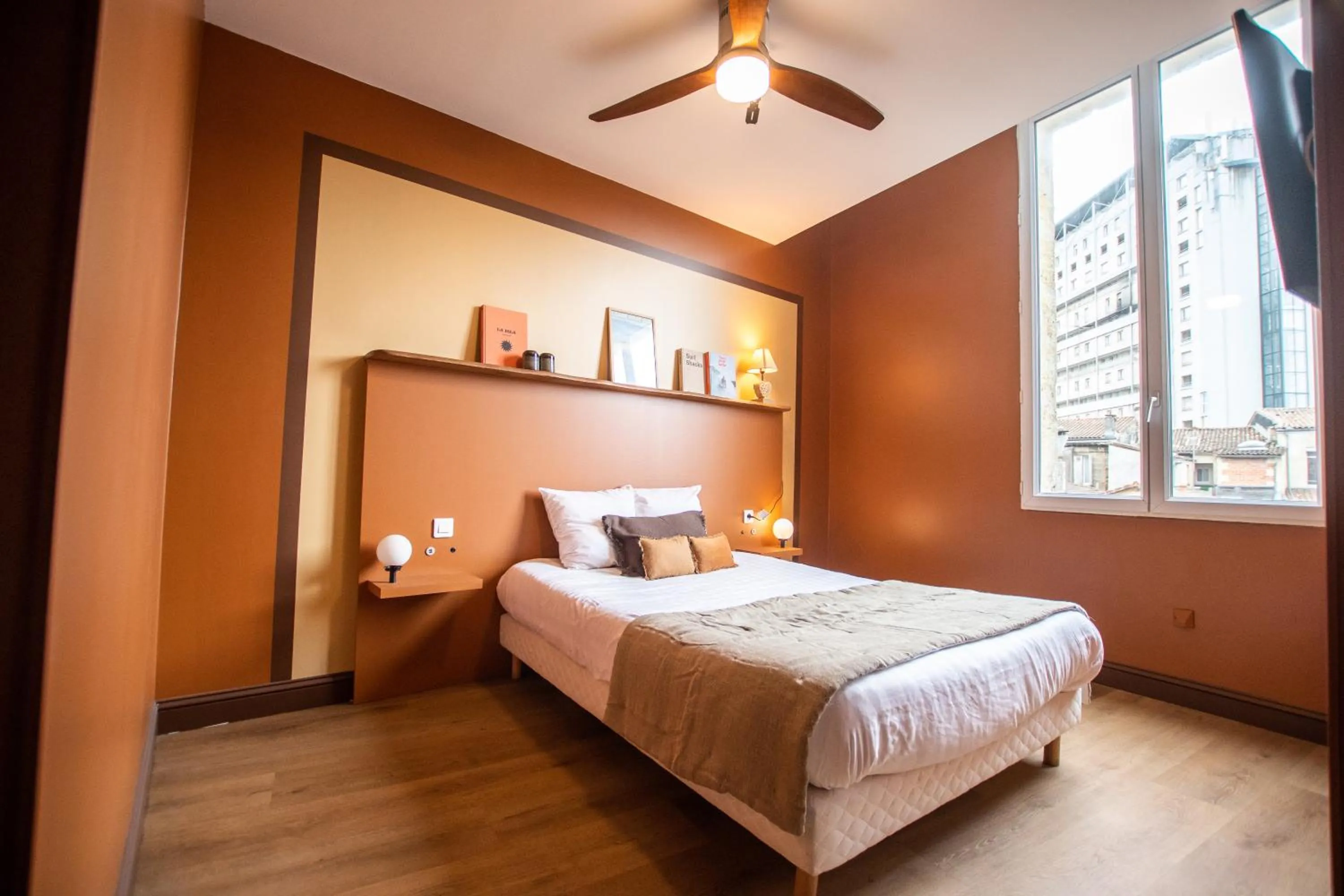 Deluxe Double Room with Garden View in ROSA Boutique Hotel - Bordeaux Centre Gare