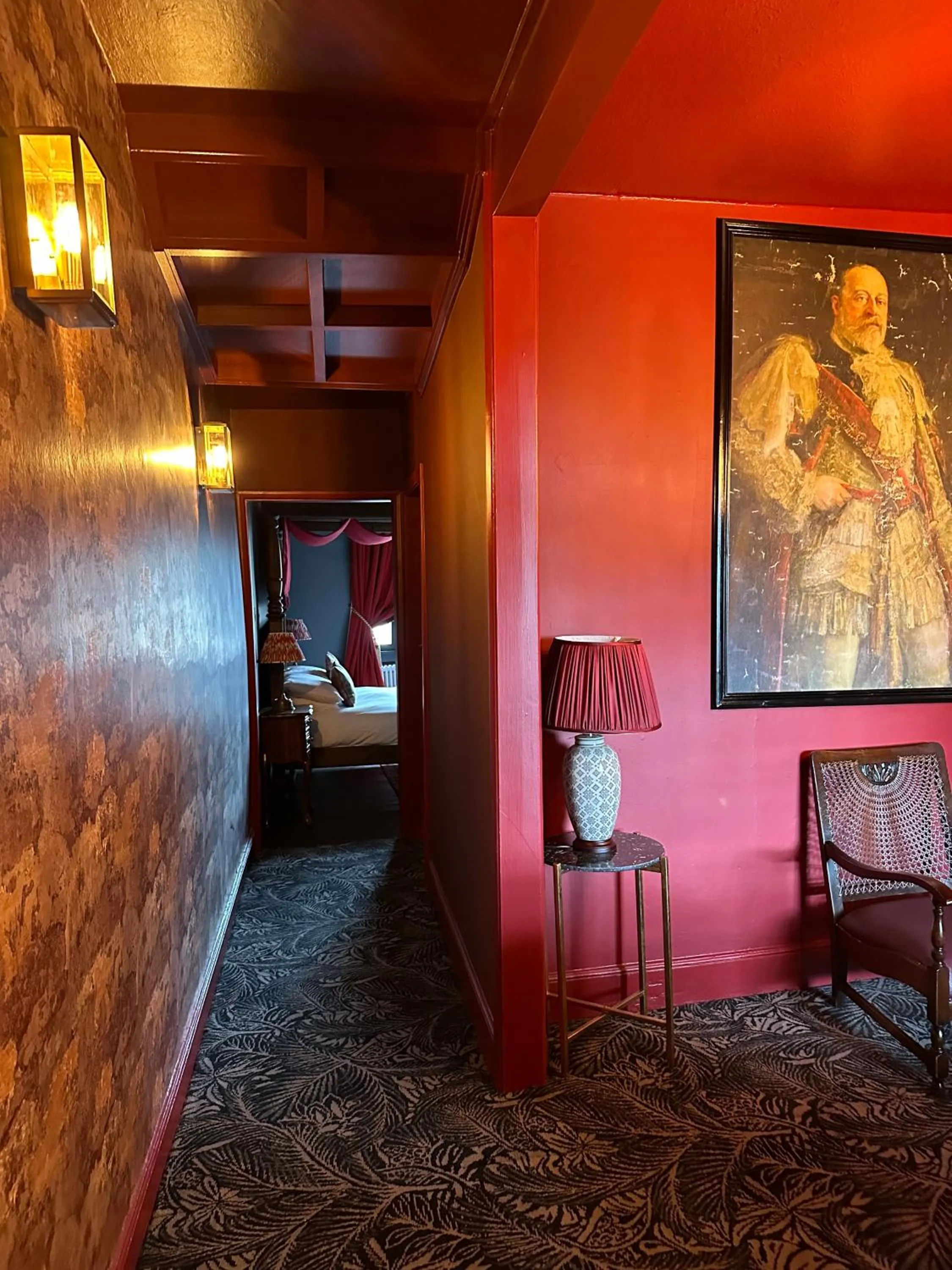 Seating area in Golden Fleece York