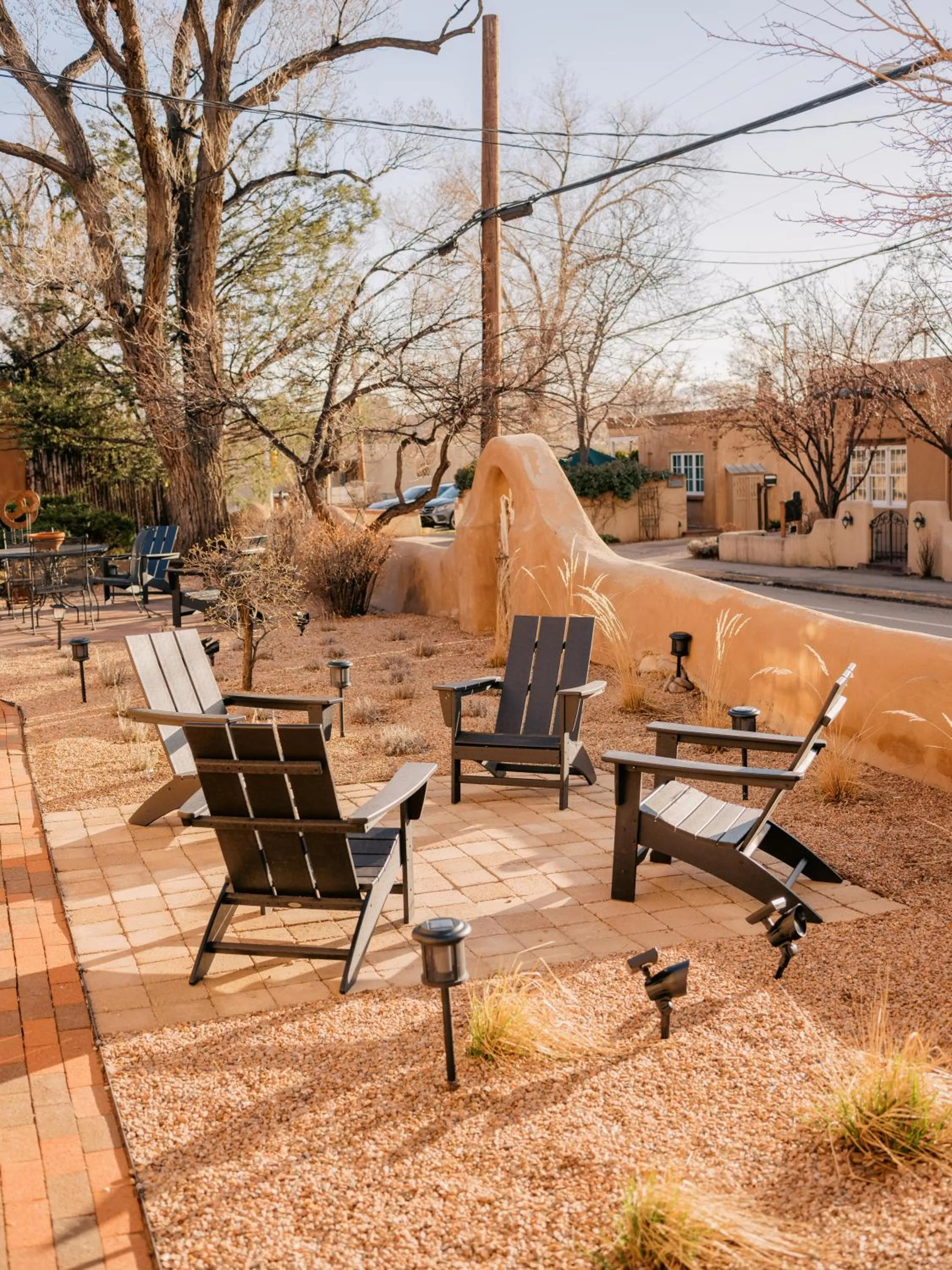 Garden in Pueblo Bonito Inn