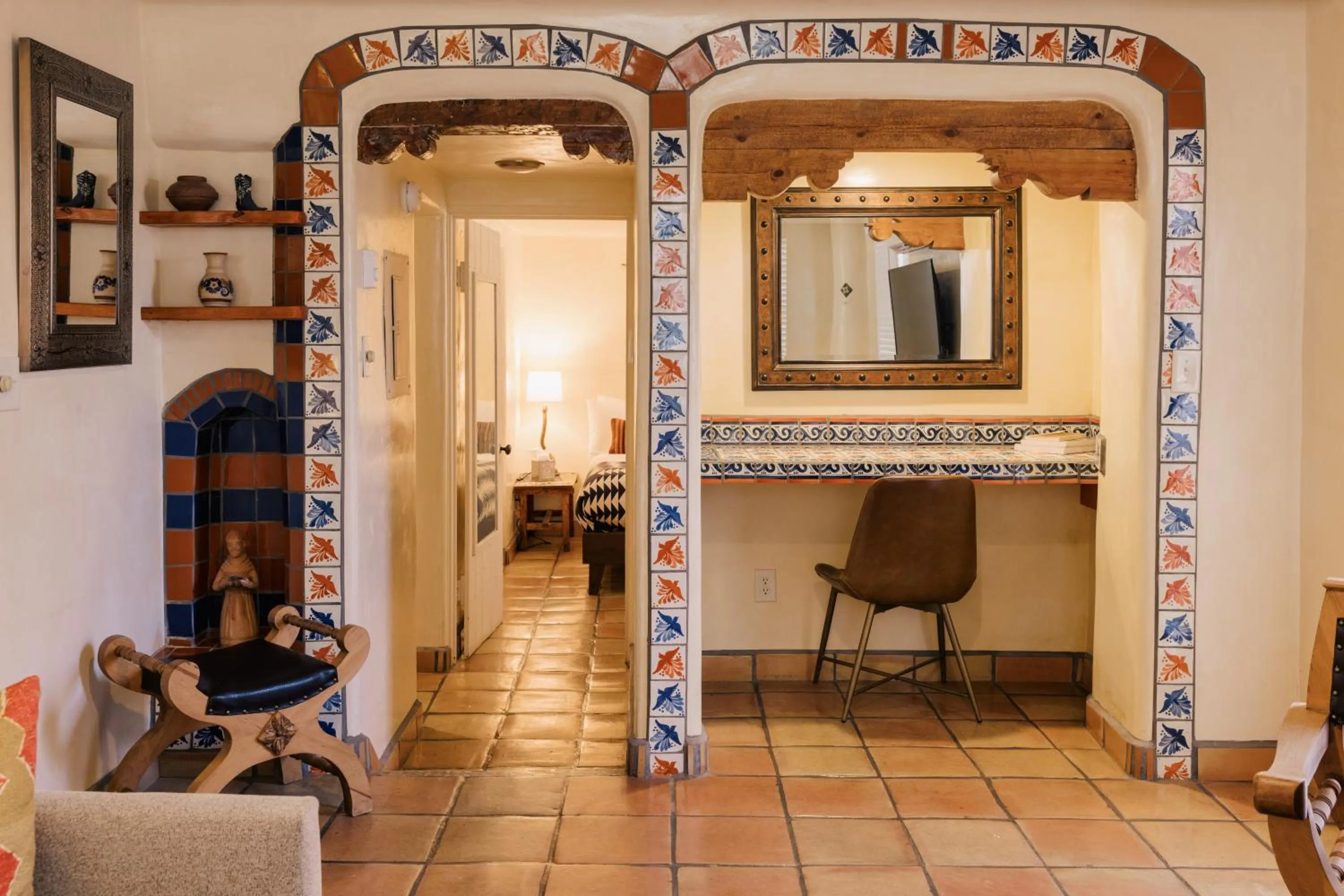 Living room in Pueblo Bonito Inn