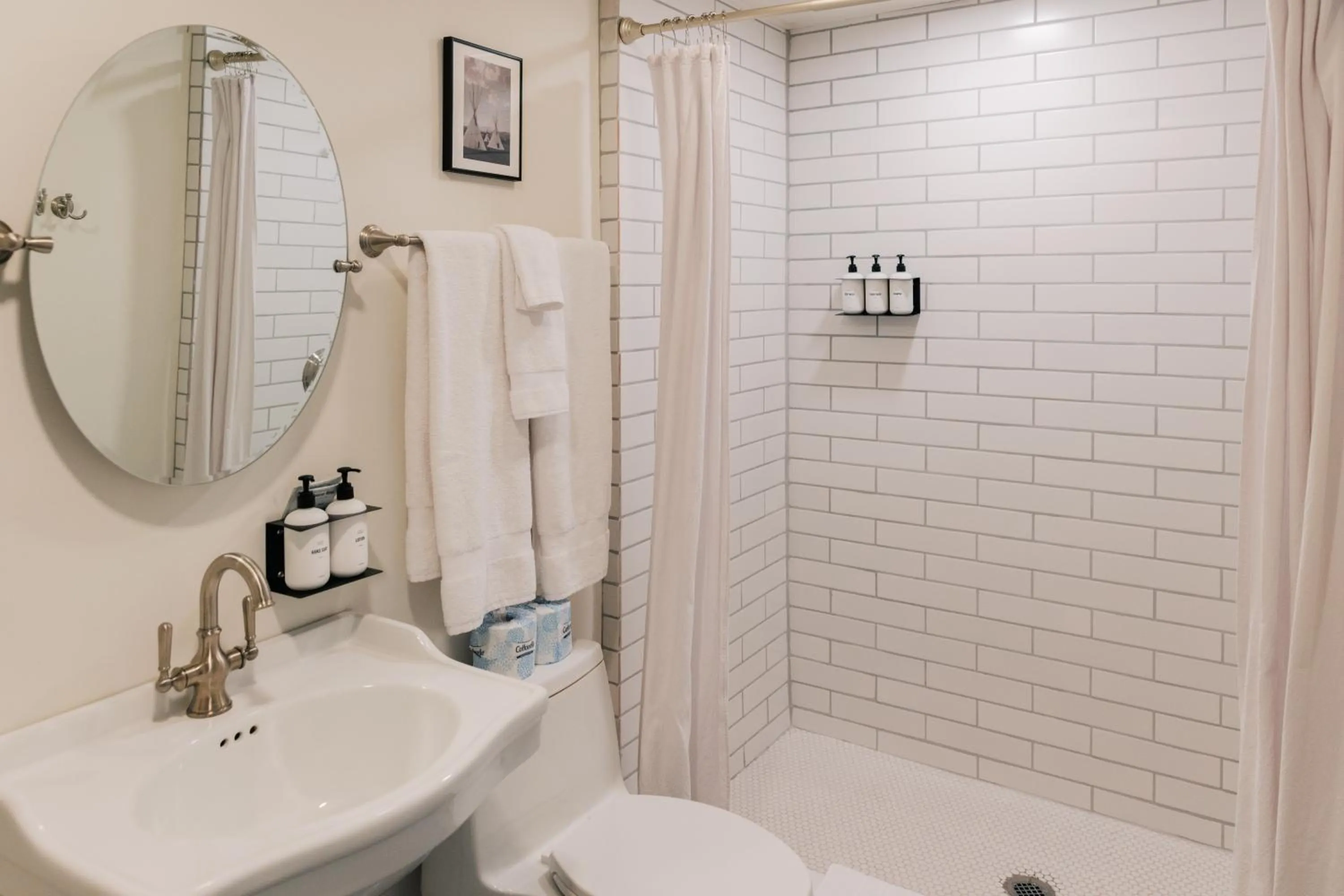 Bathroom in Pueblo Bonito Inn