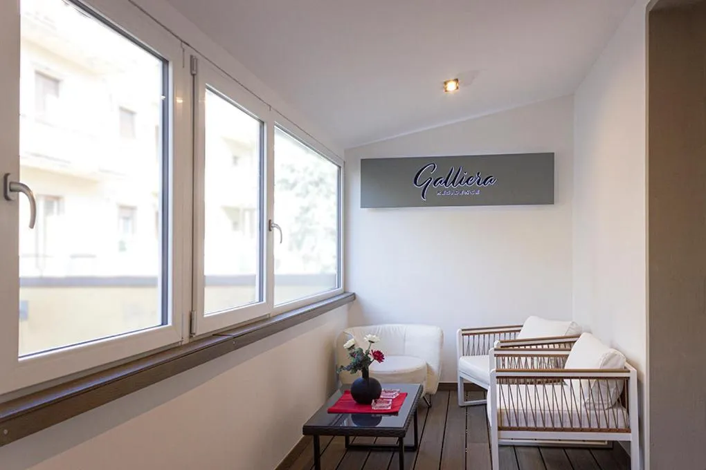 Seating area in Galliera Residence B&B
