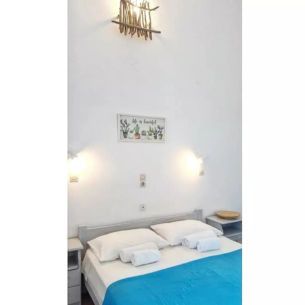 Bed in Voula Accommodation