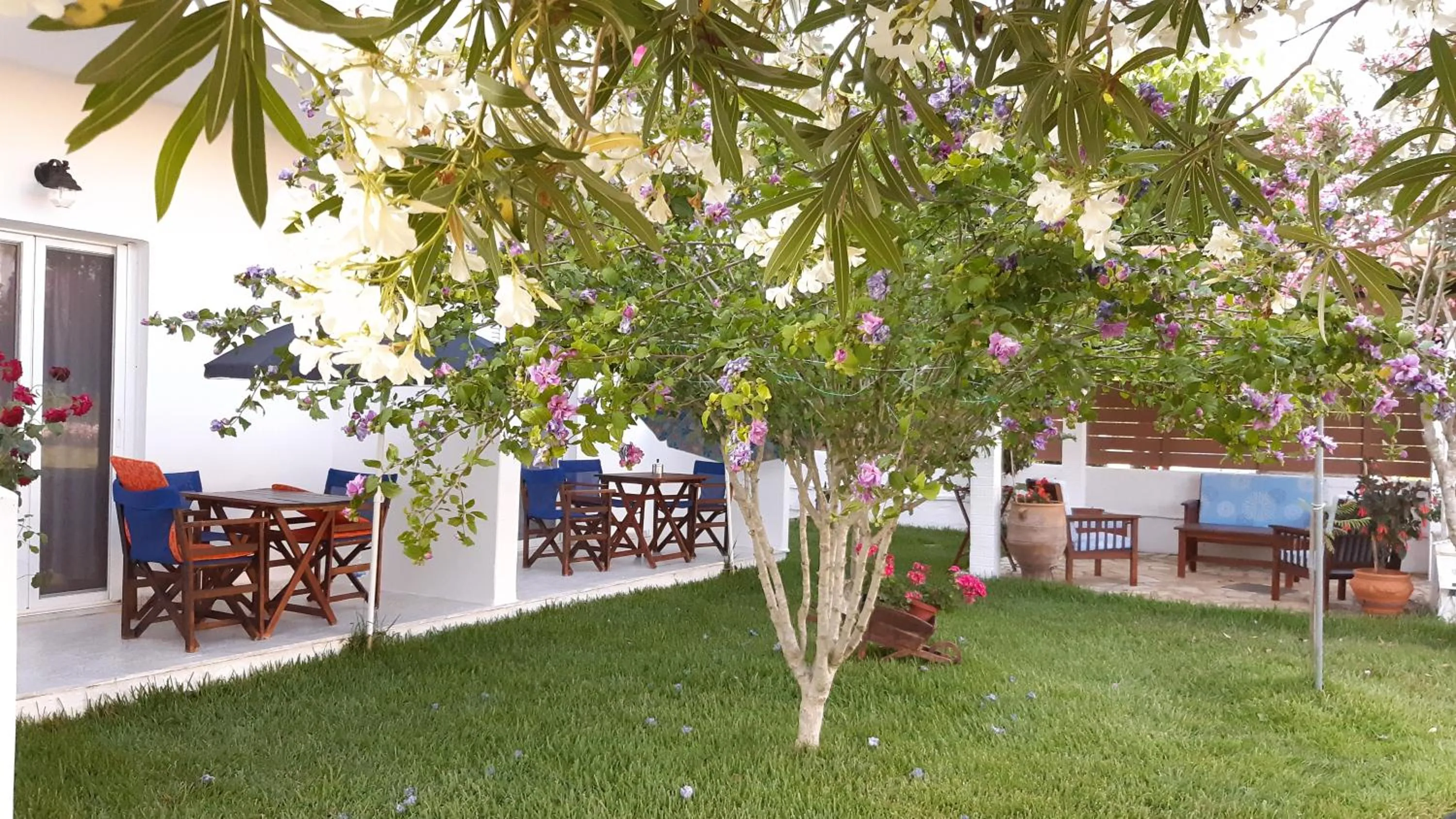 Patio in Voula Accommodation