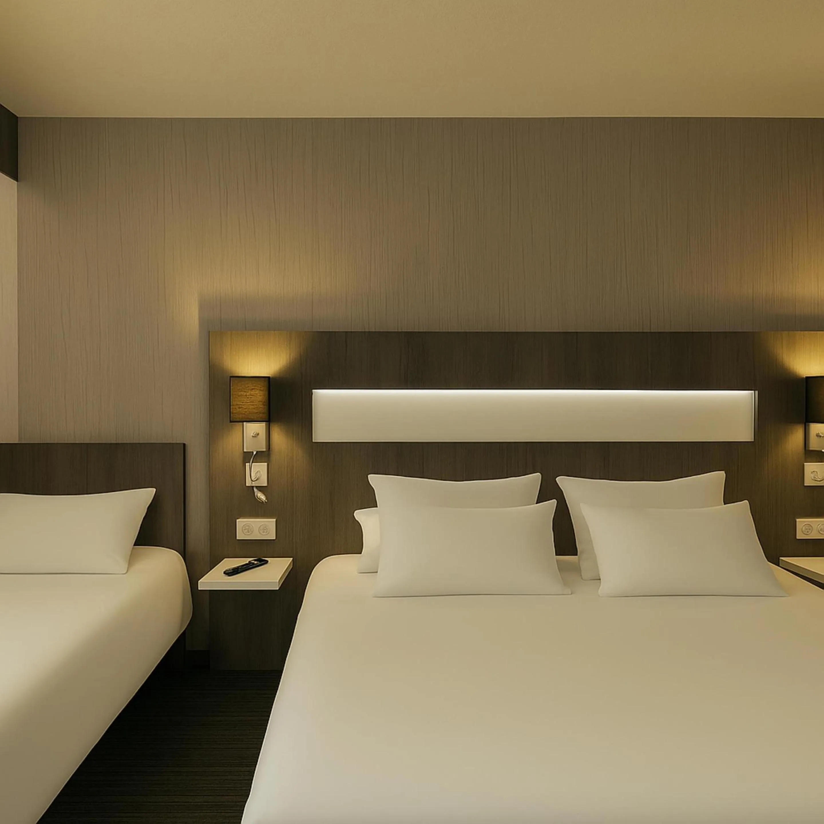 Bedroom, Bed in Best Western Marseille Aeroport