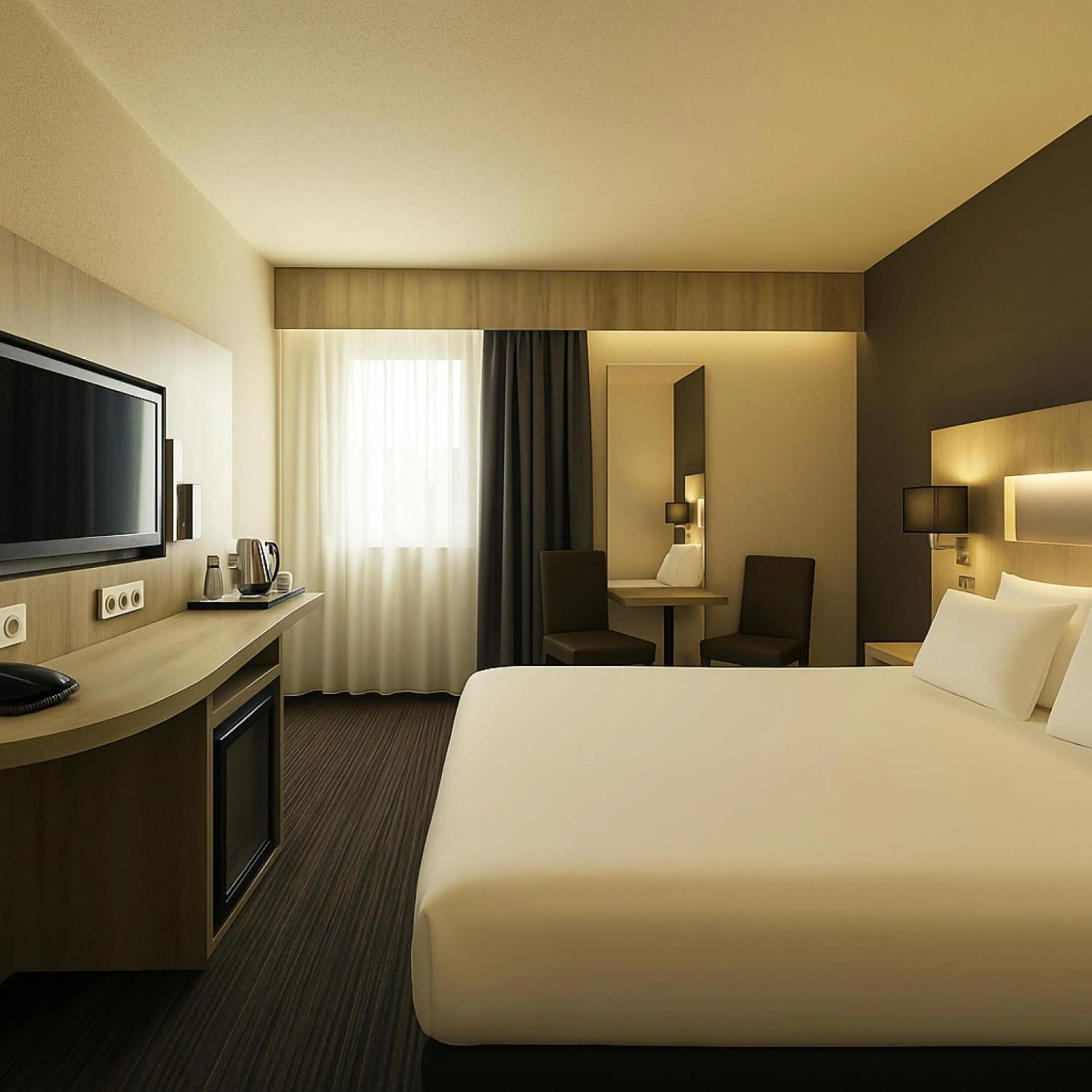 Bedroom, Bed in Best Western Marseille Aeroport