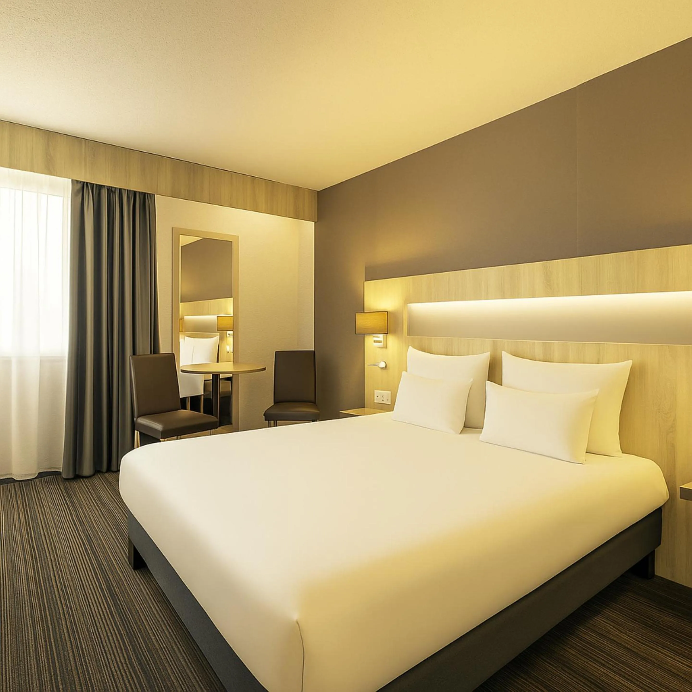 Bedroom, Bed in Best Western Marseille Aeroport