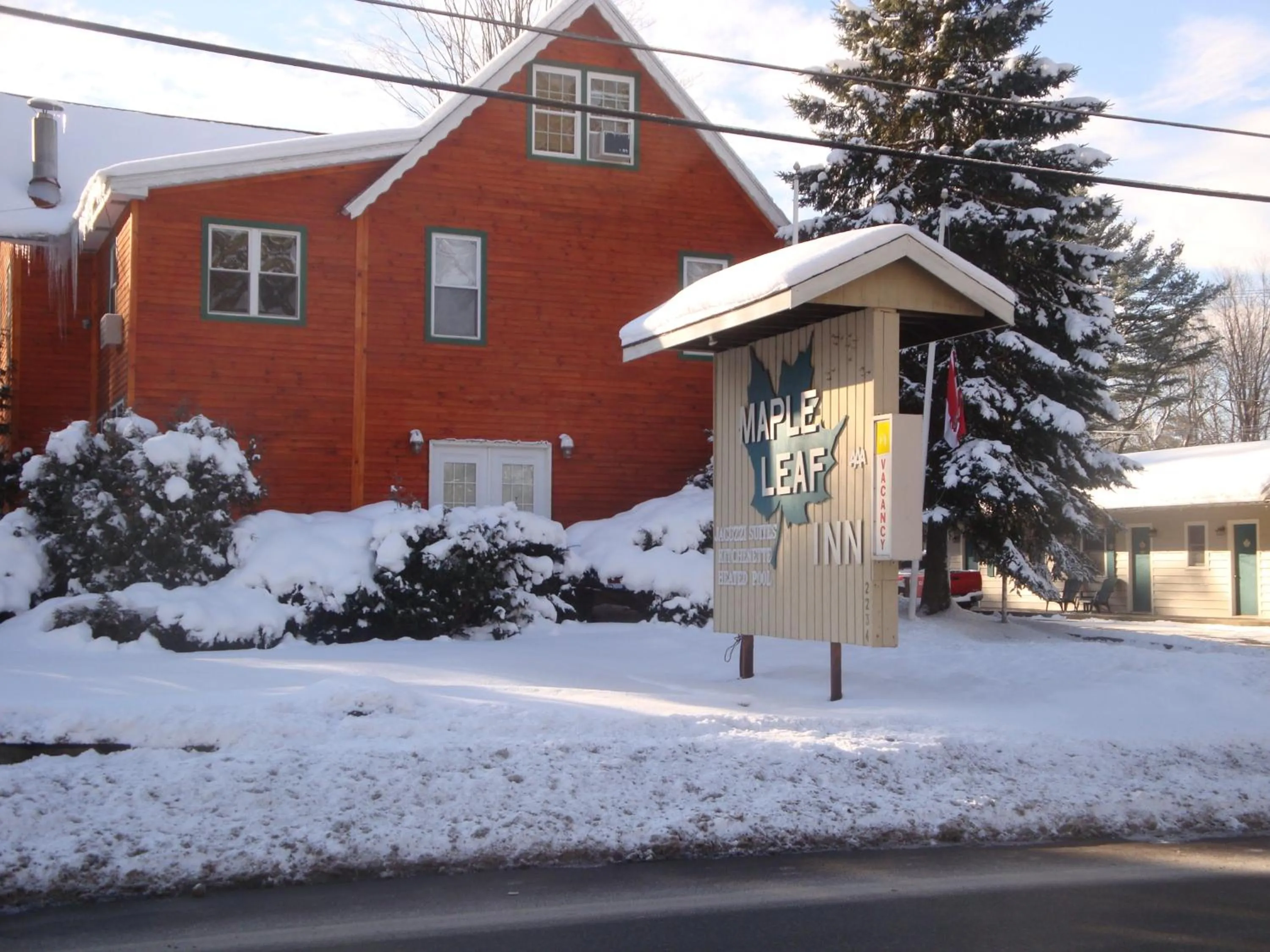 Winter in Maple Leaf Inn Lake Placid