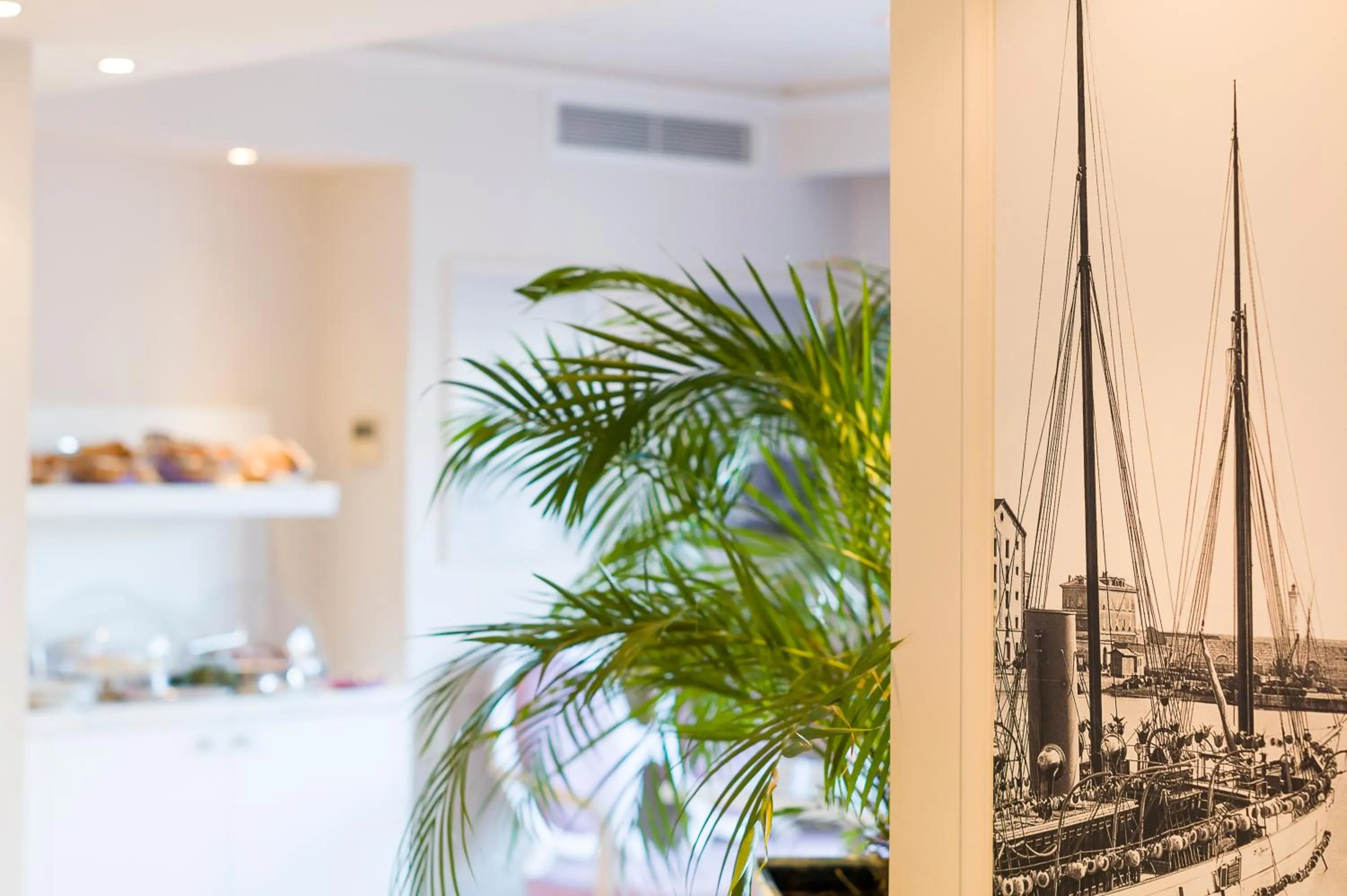 Decorative detail in Hotel Suisse