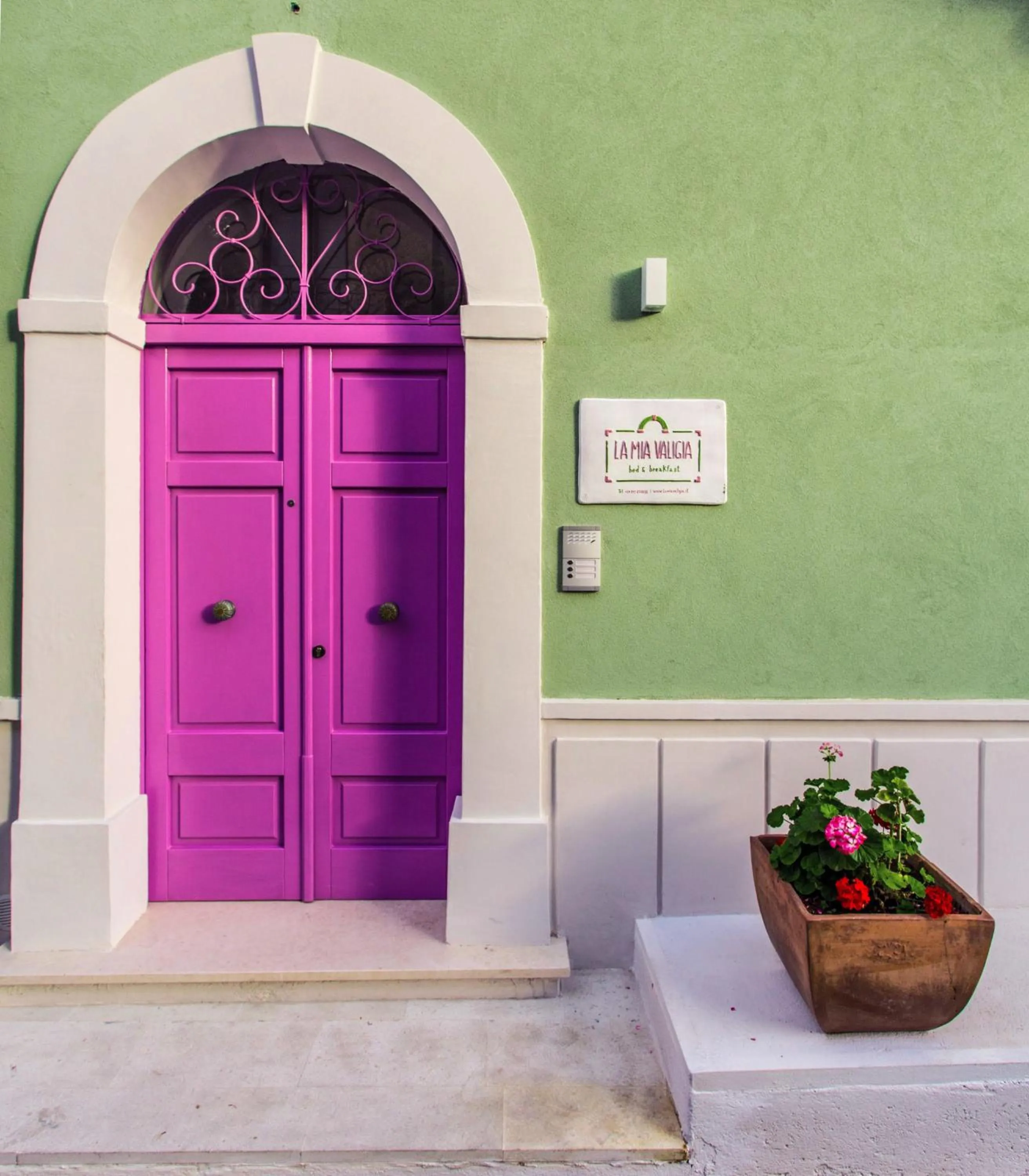 Facade/entrance in B&B La Mia Valigia