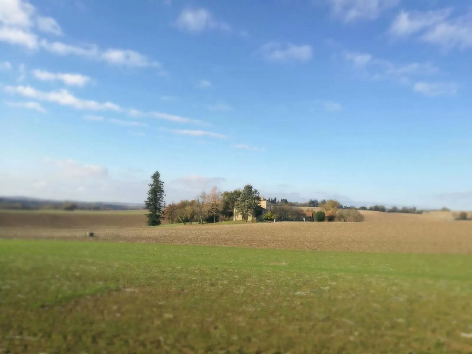 Bird's eye view in Maison Saint-Pé (Gers)