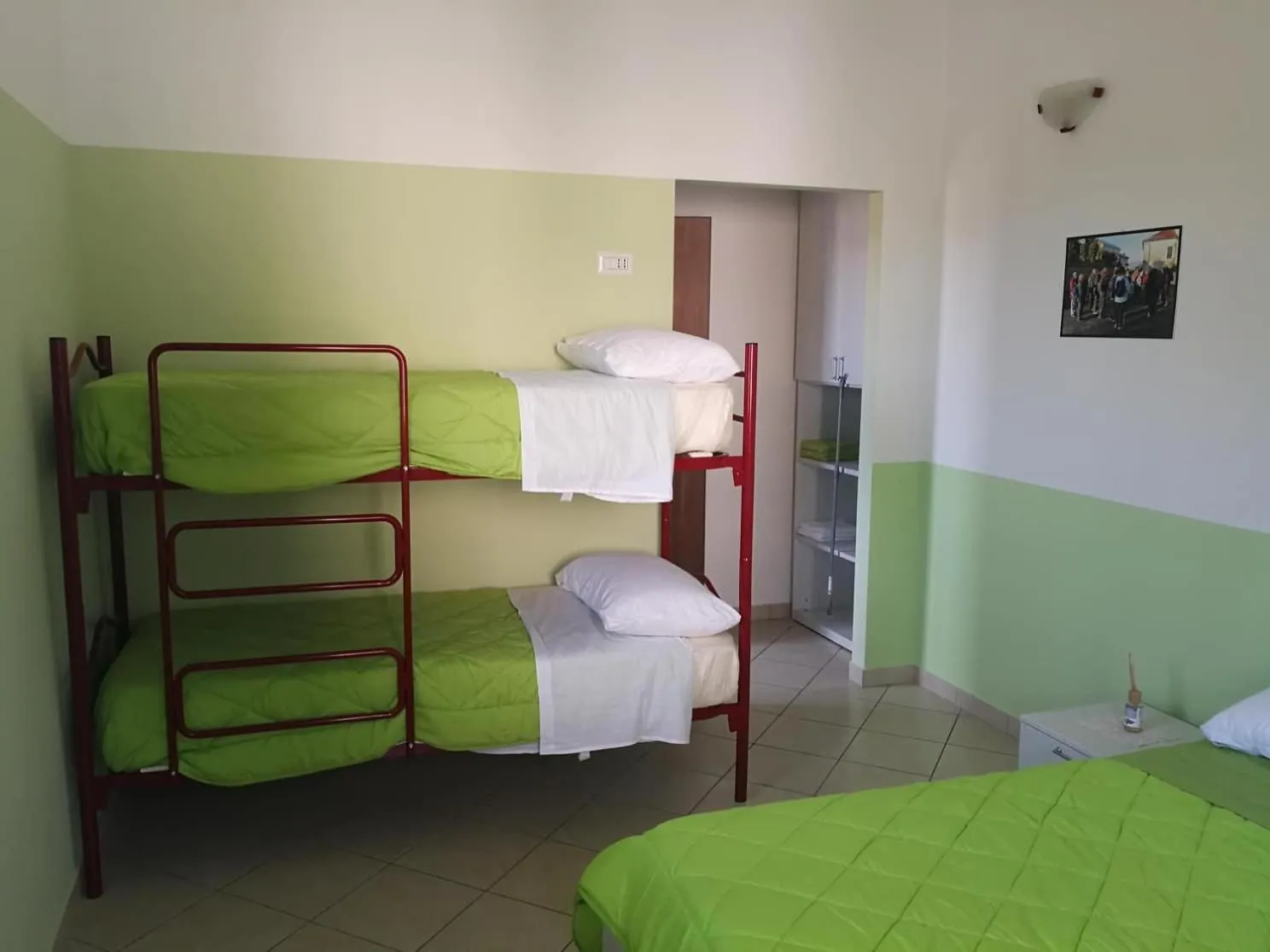 Bedroom, Bed in OSTELLO DI SAN GERMANO