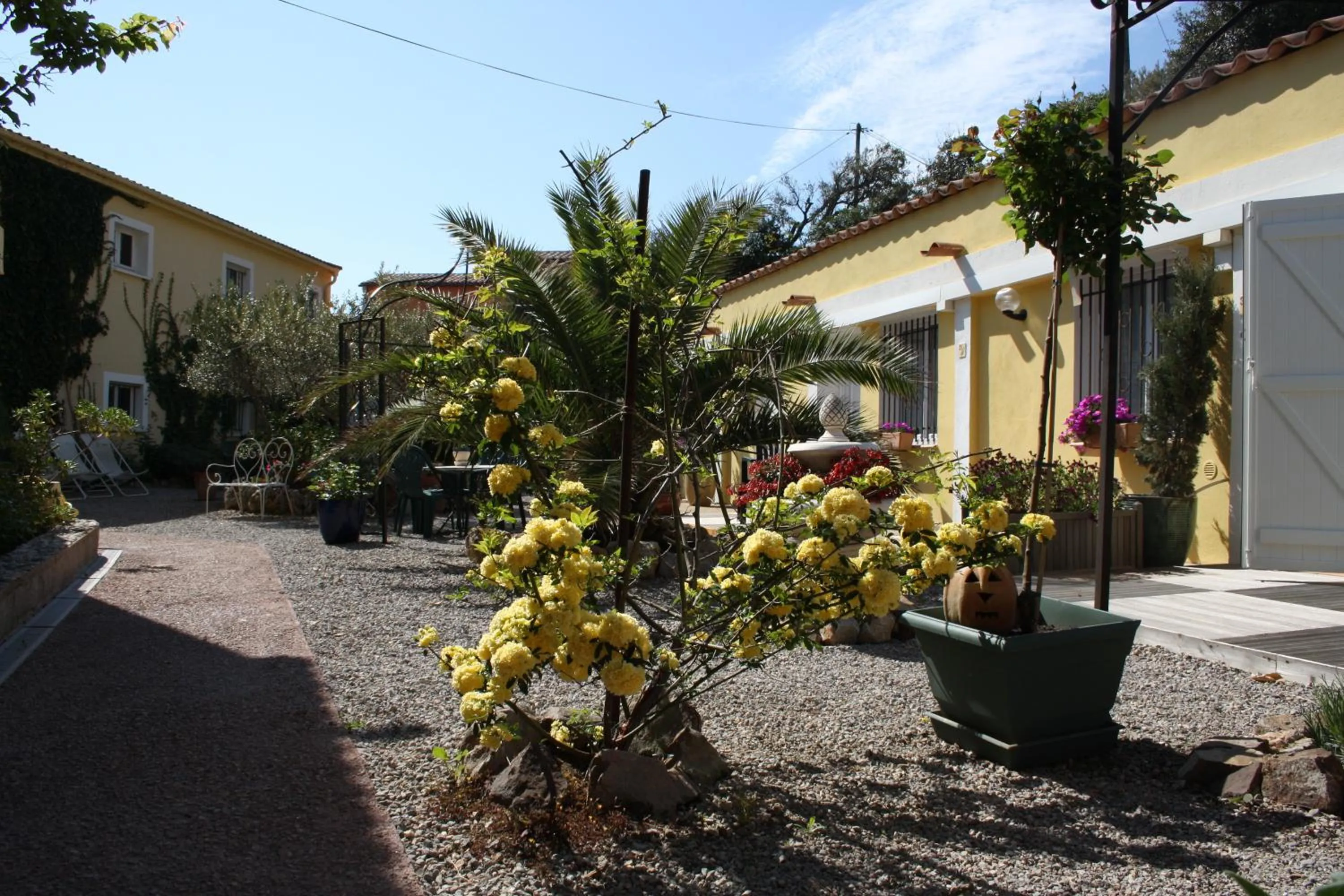 Garden in "Cap Riviera" Hotel & Restaurant Saint Aygulf