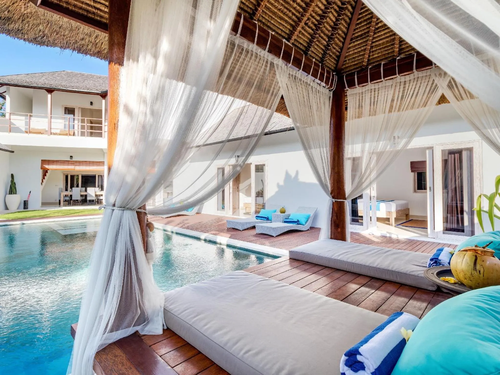 Swimming pool in Villa Hiburan 1 by Villa Finder