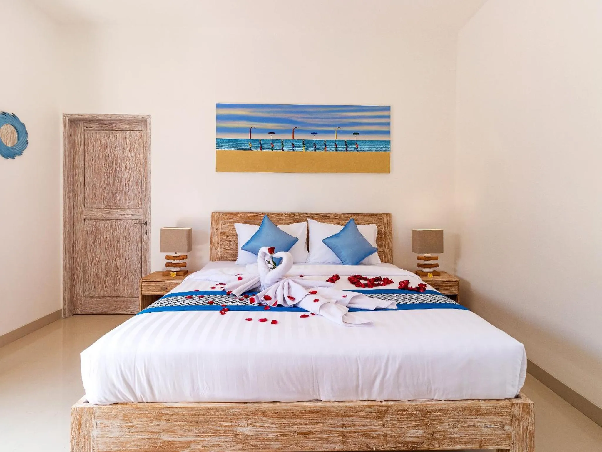 Bed in Villa Hiburan 1 by Villa Finder