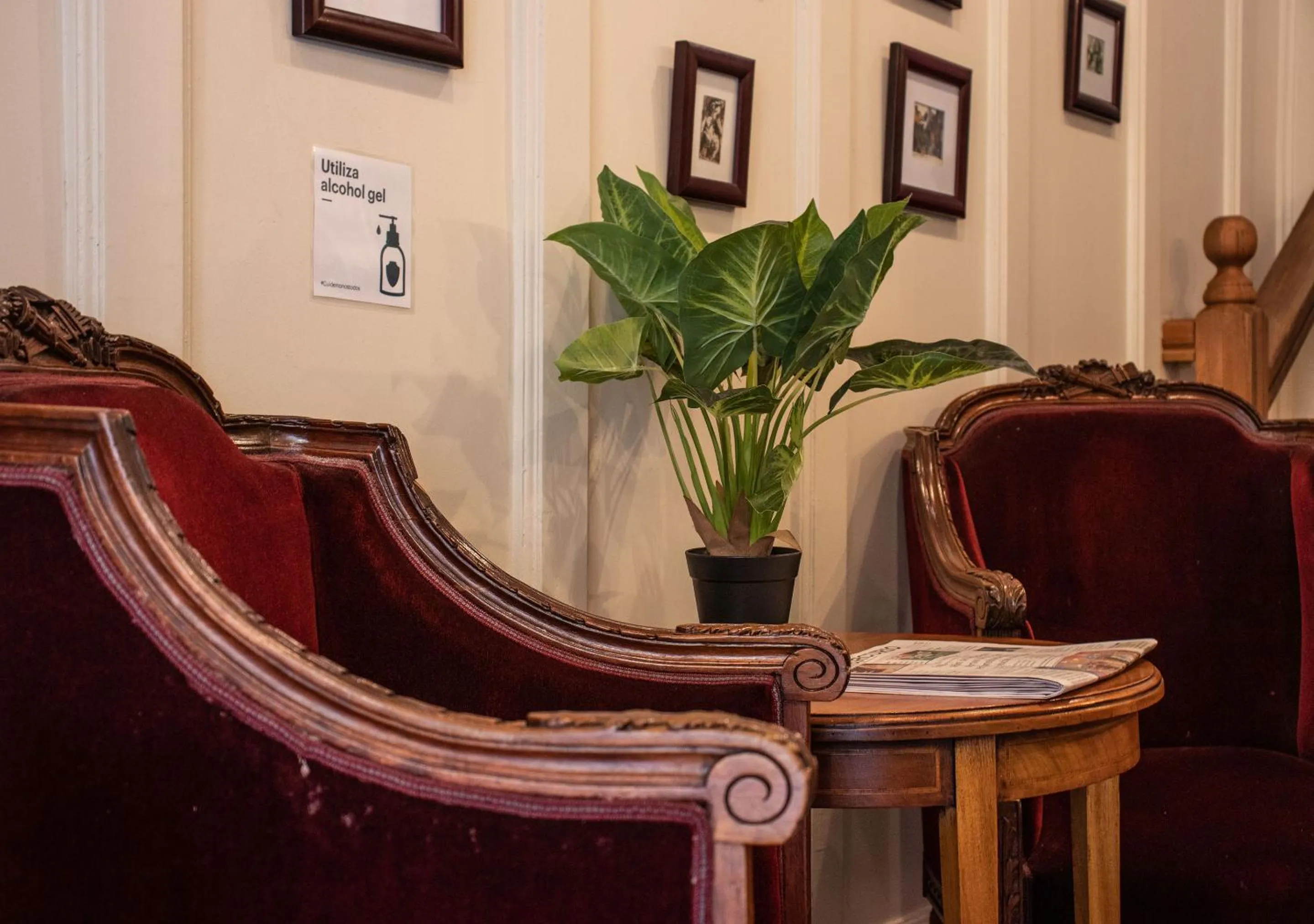 Seating area in 180 Hotel Boutique