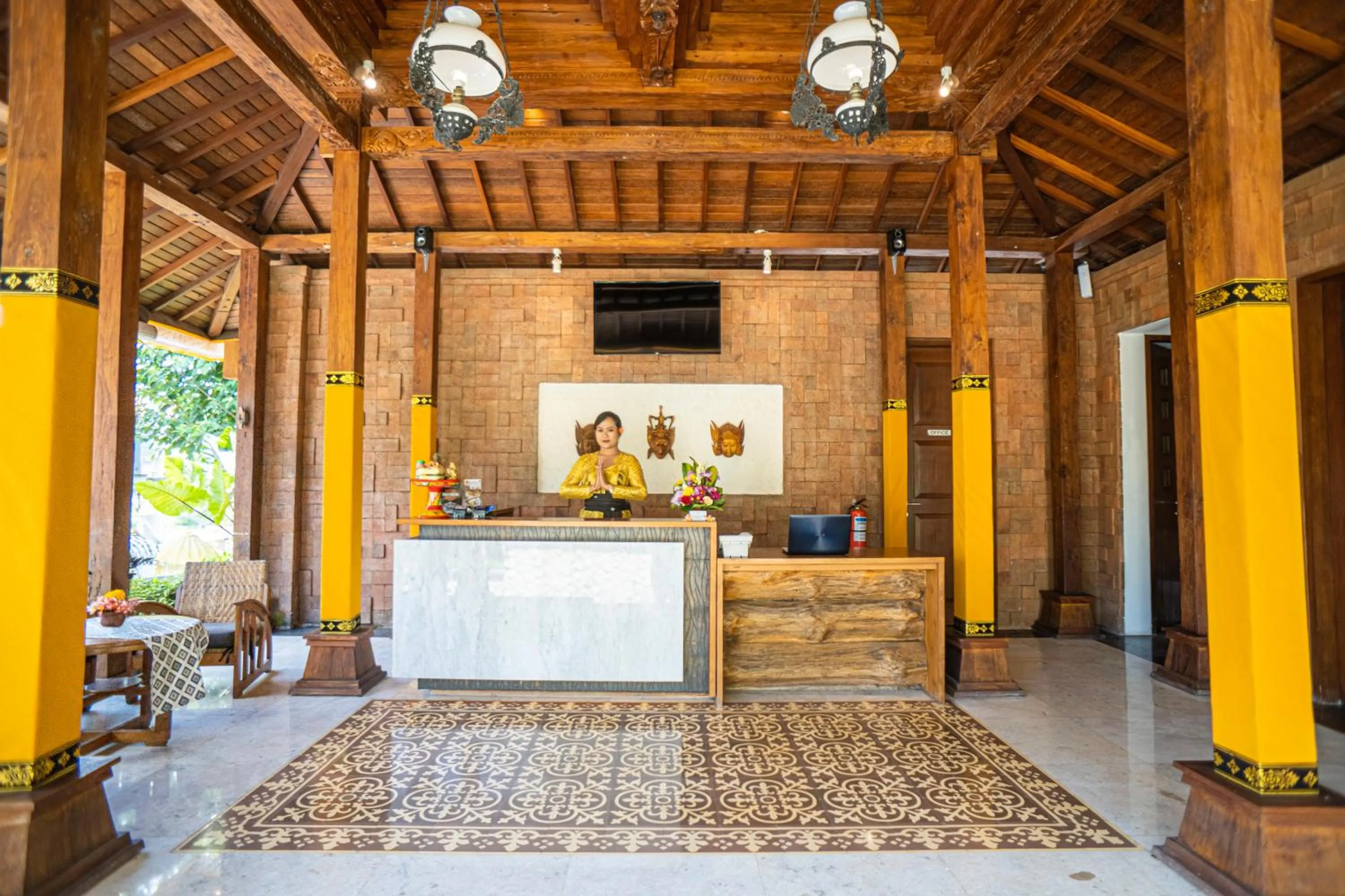 Lobby or reception in djabu Echo Beach Hotel