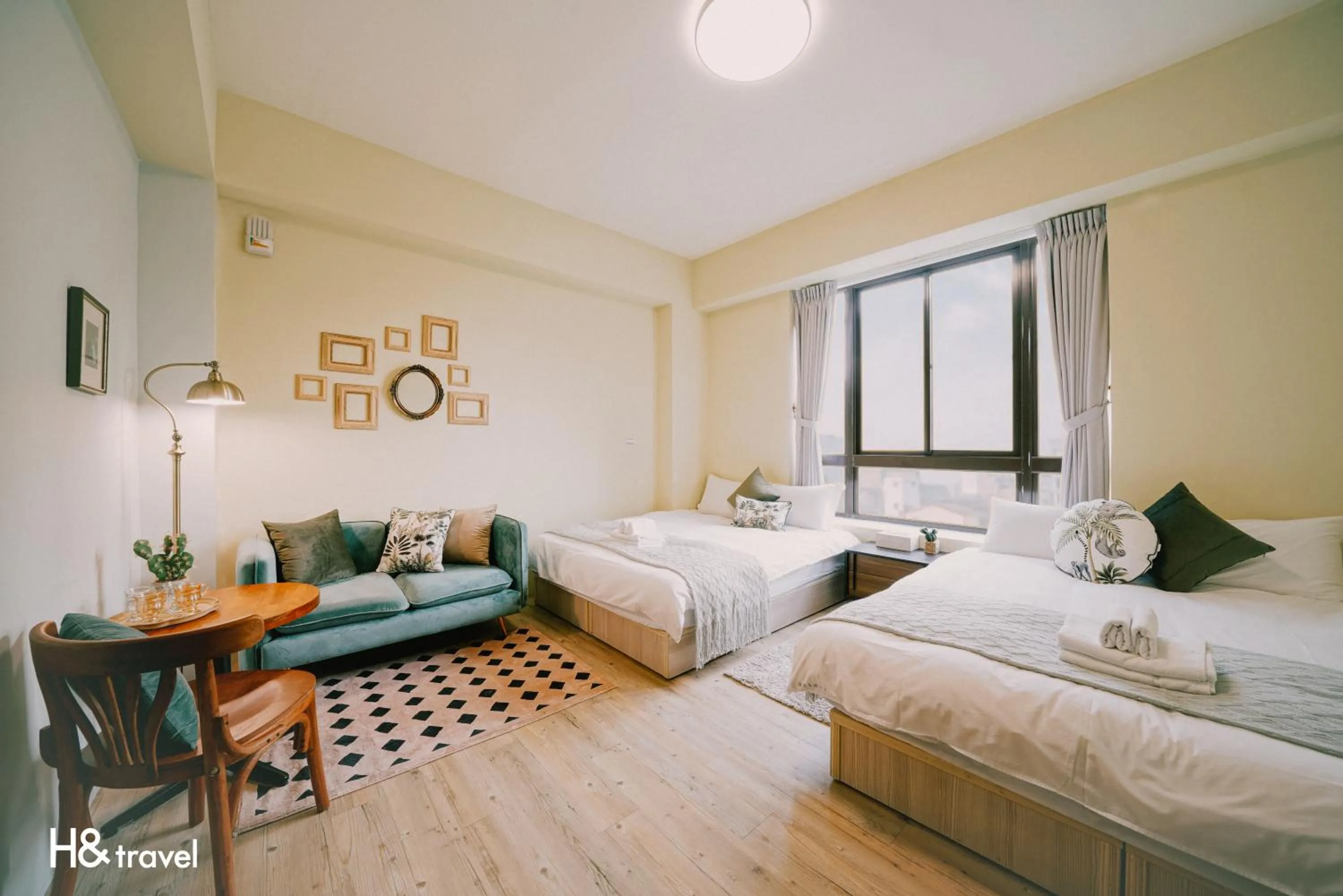 On site, Bed in Tainan Haian Art Apartment