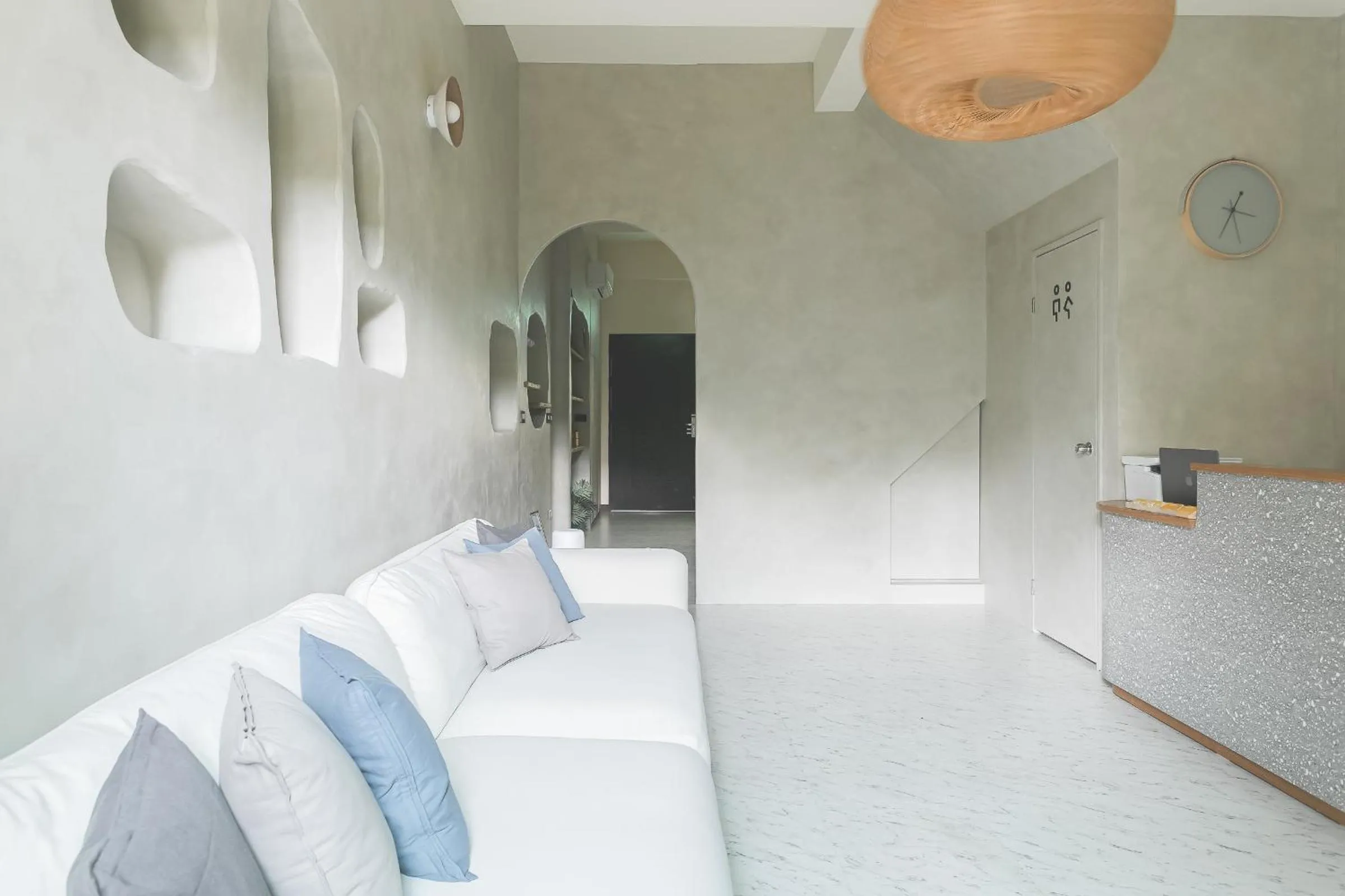 On site, Bed in Tainan Haian Art Apartment