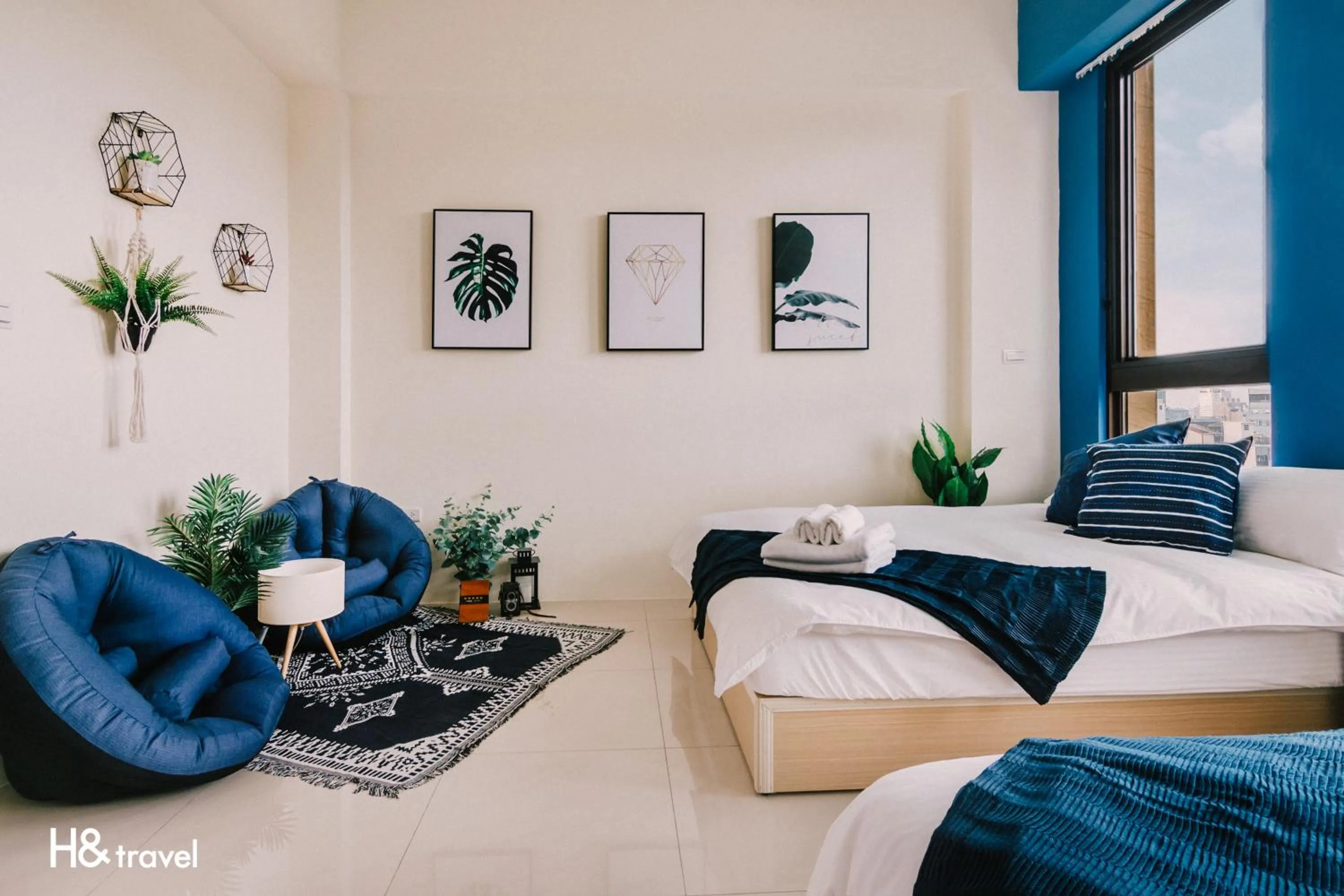 On site, Bed in Tainan Haian Art Apartment