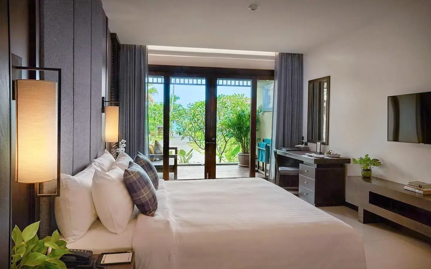Double Room with Garden View in Khanom Beach Resort And Spa Double Room with Garden View in Khanom Beach Resort And Spa