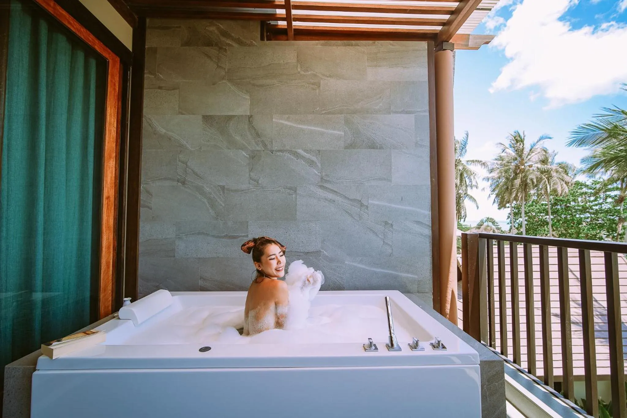 Balcony/Terrace in Khanom Beach Resort And Spa