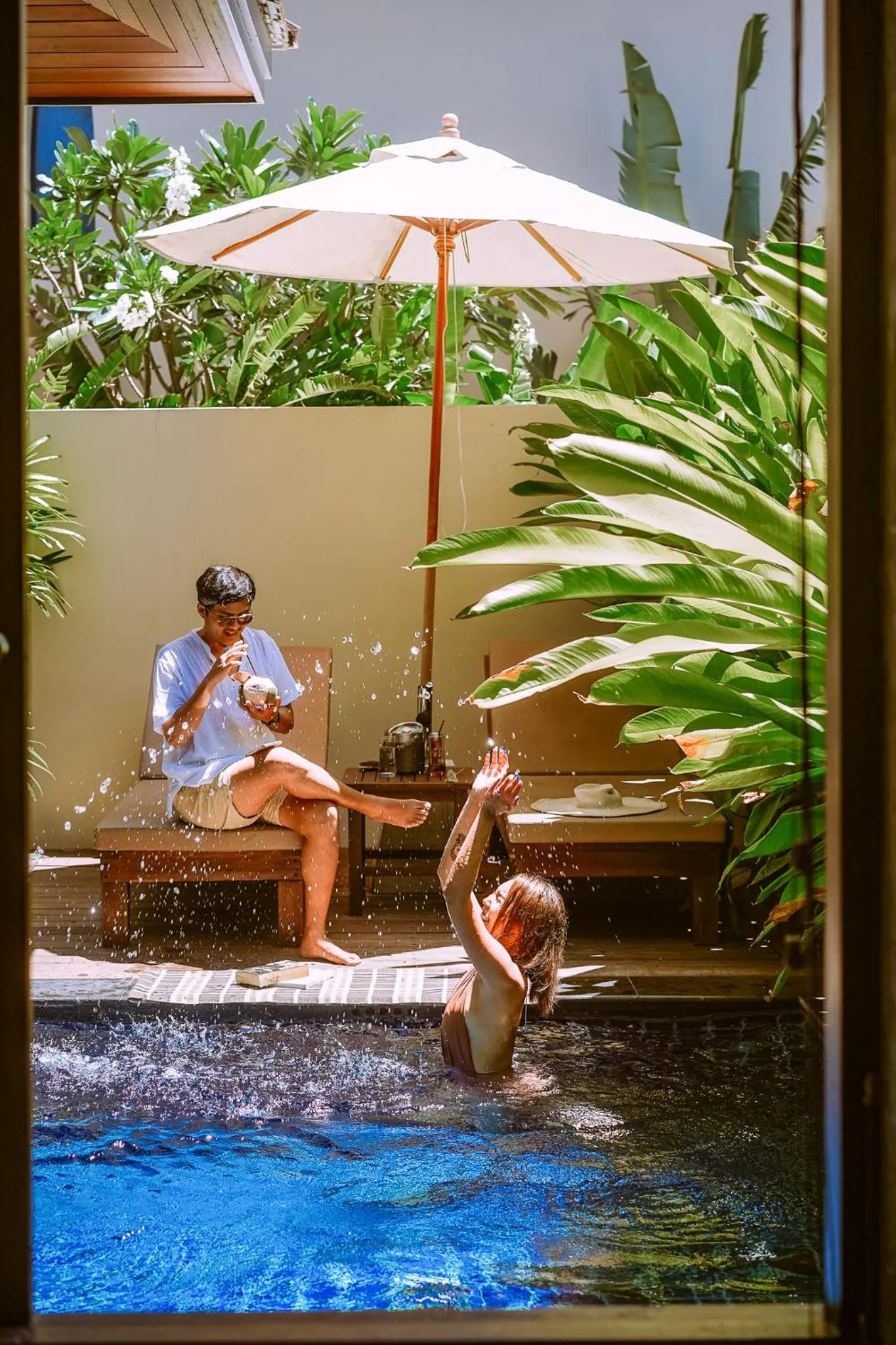 Swimming pool in Khanom Beach Resort And Spa