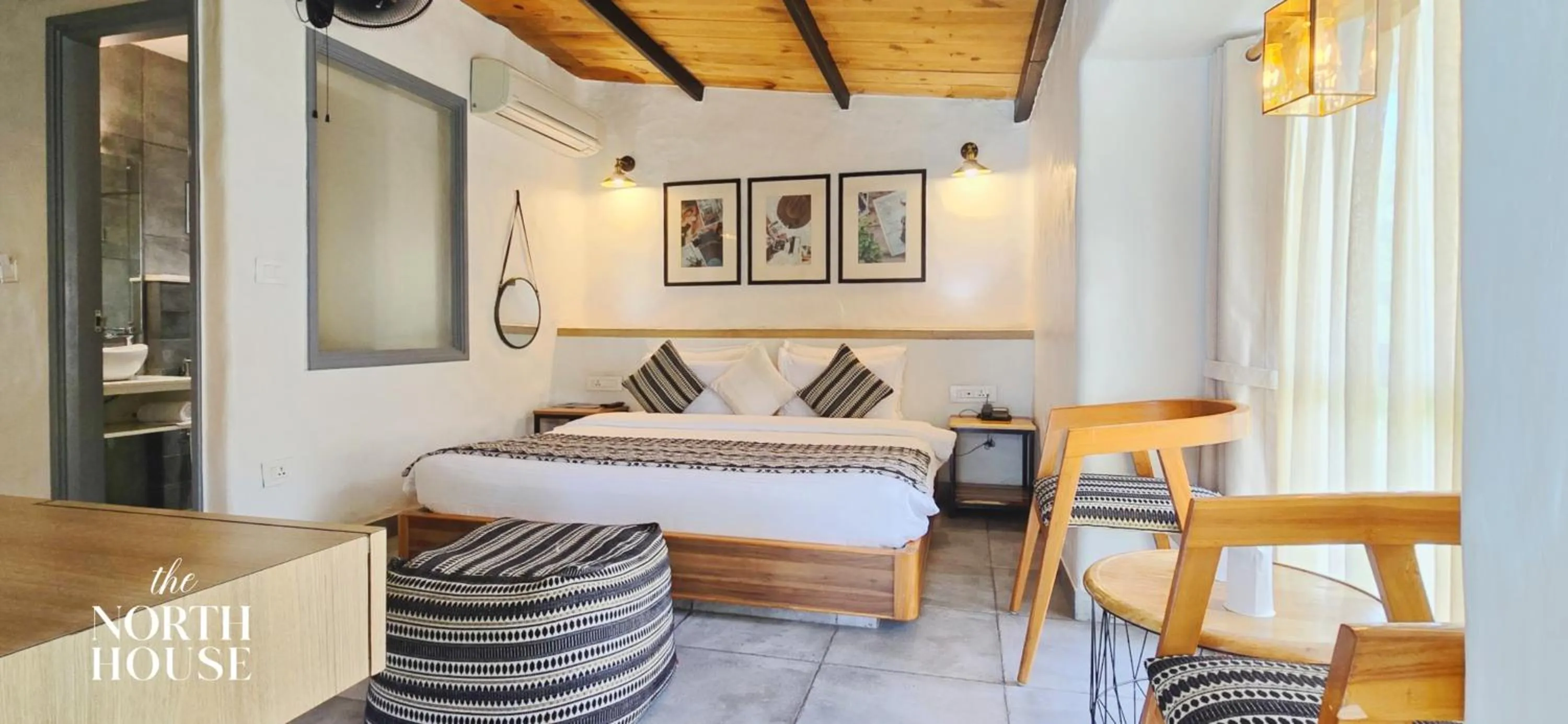 Bedroom, Bed in Hotel North House - Best Boutique Hotel in Haldwani