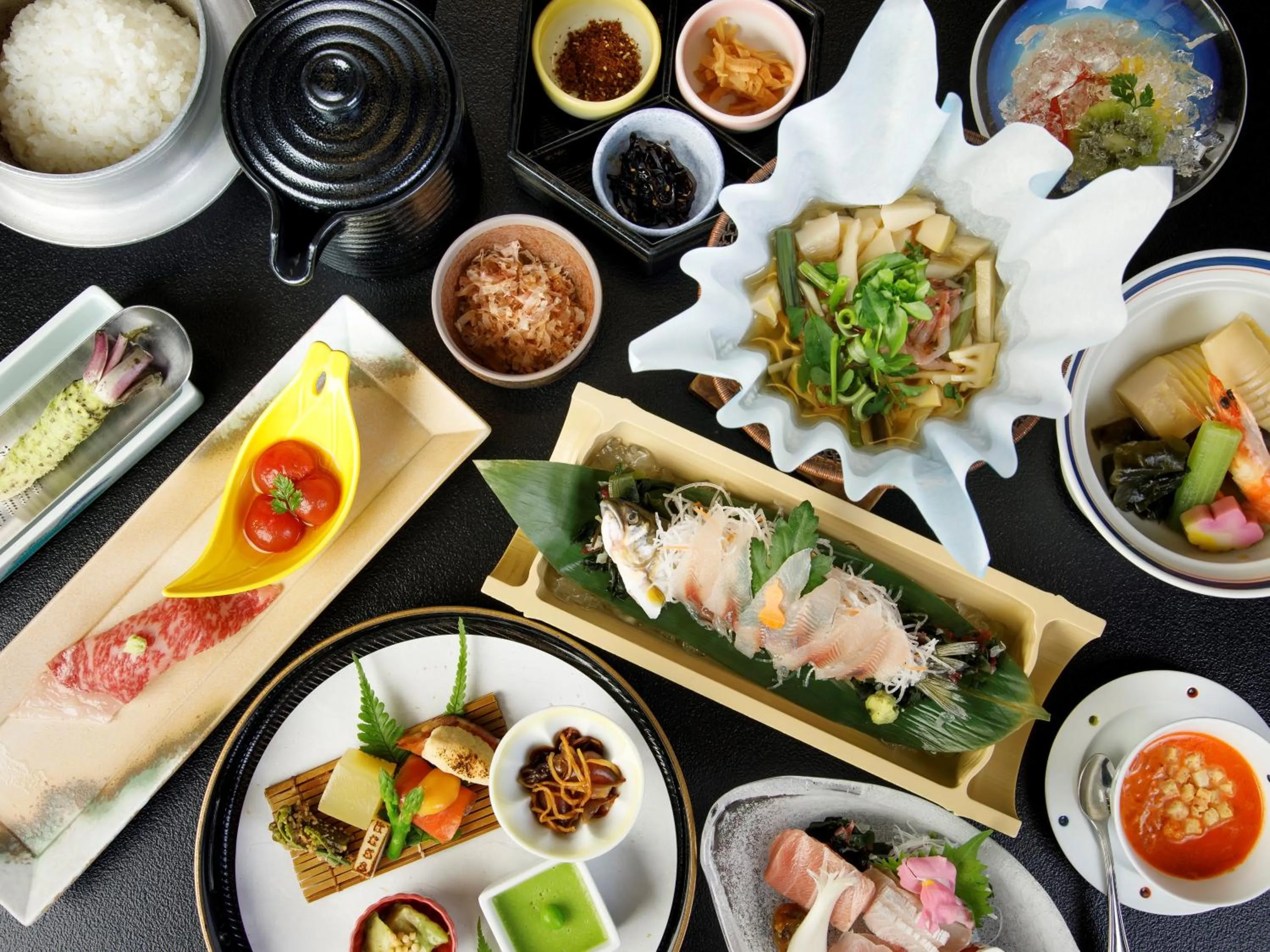 Food close-up in Fugaku Hanabusa