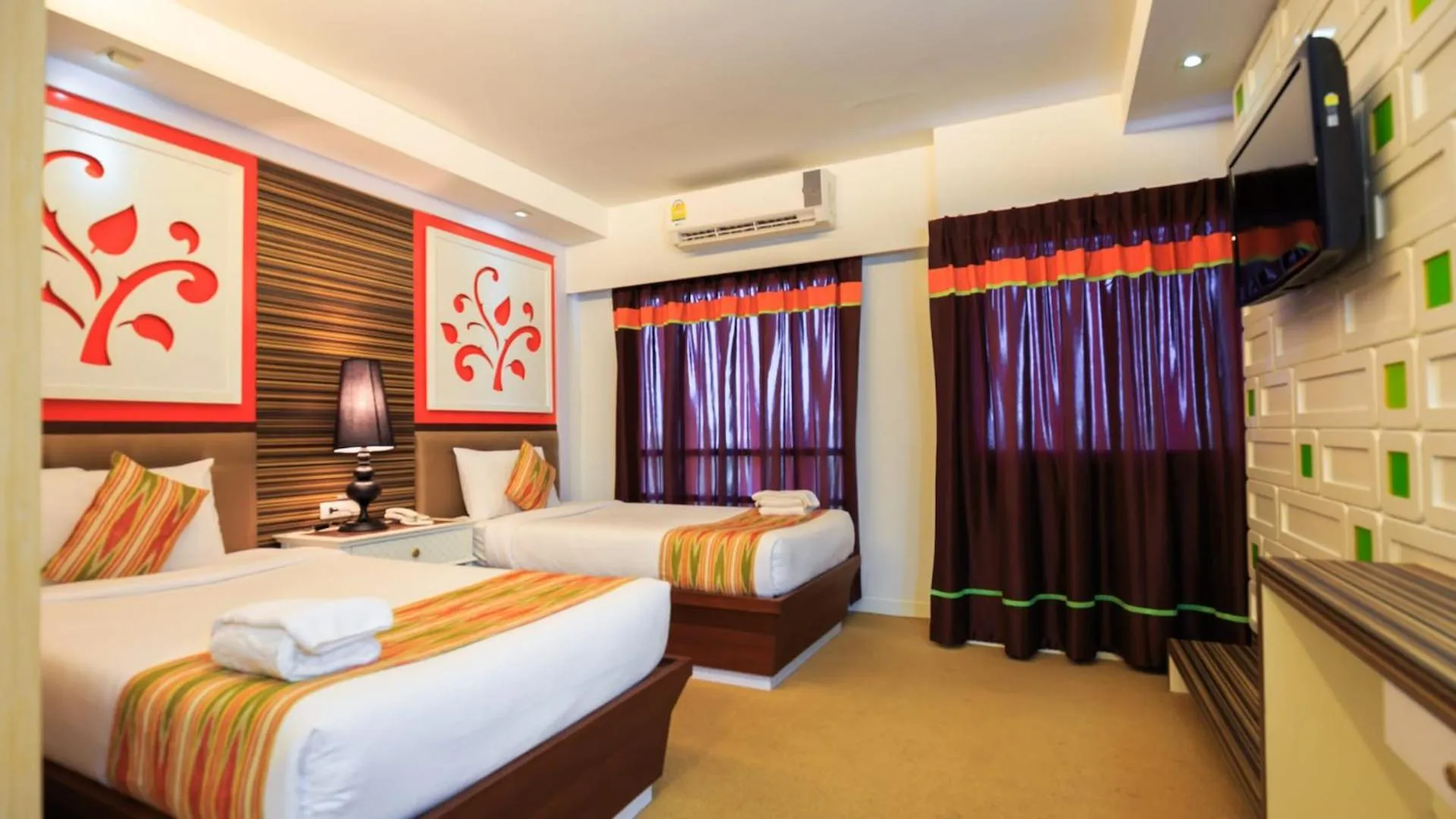 Bed in Kwan Ruen Park