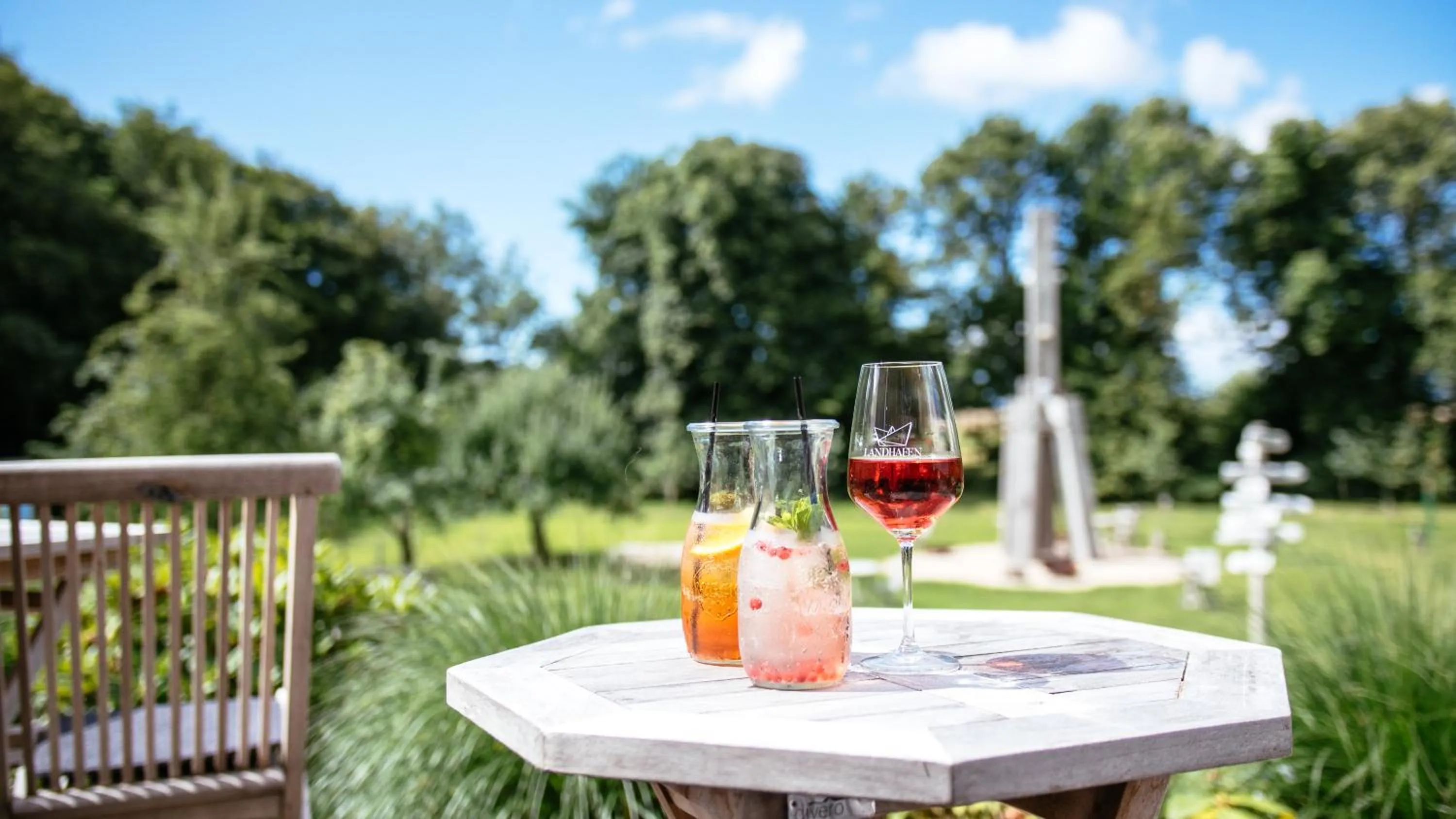 Garden in Hotel Landhafen