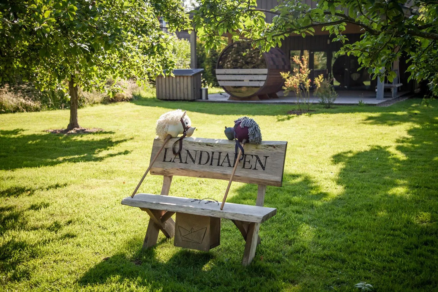 Garden in Hotel Landhafen