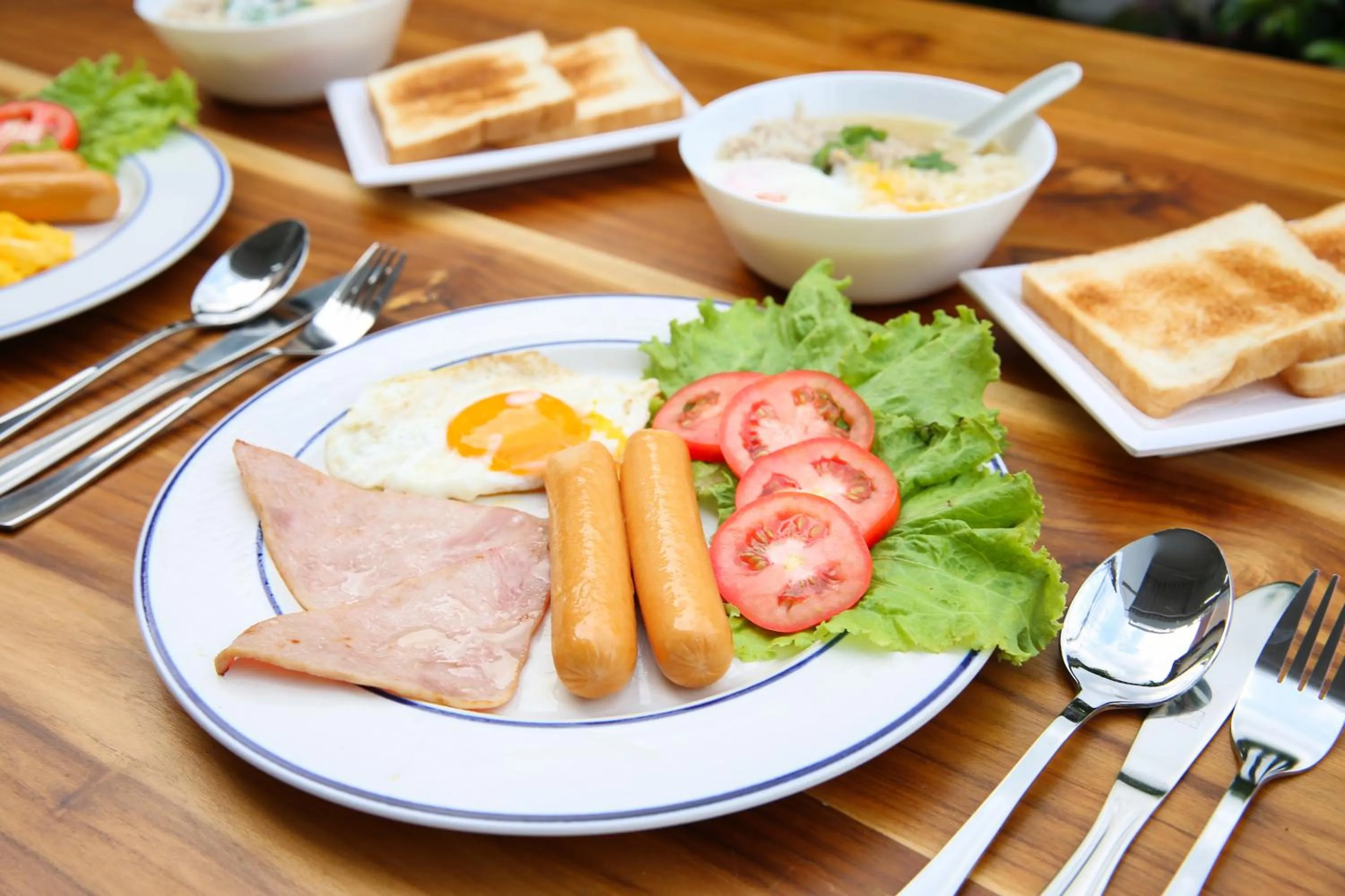 Food close-up in Lucky panda Hotel