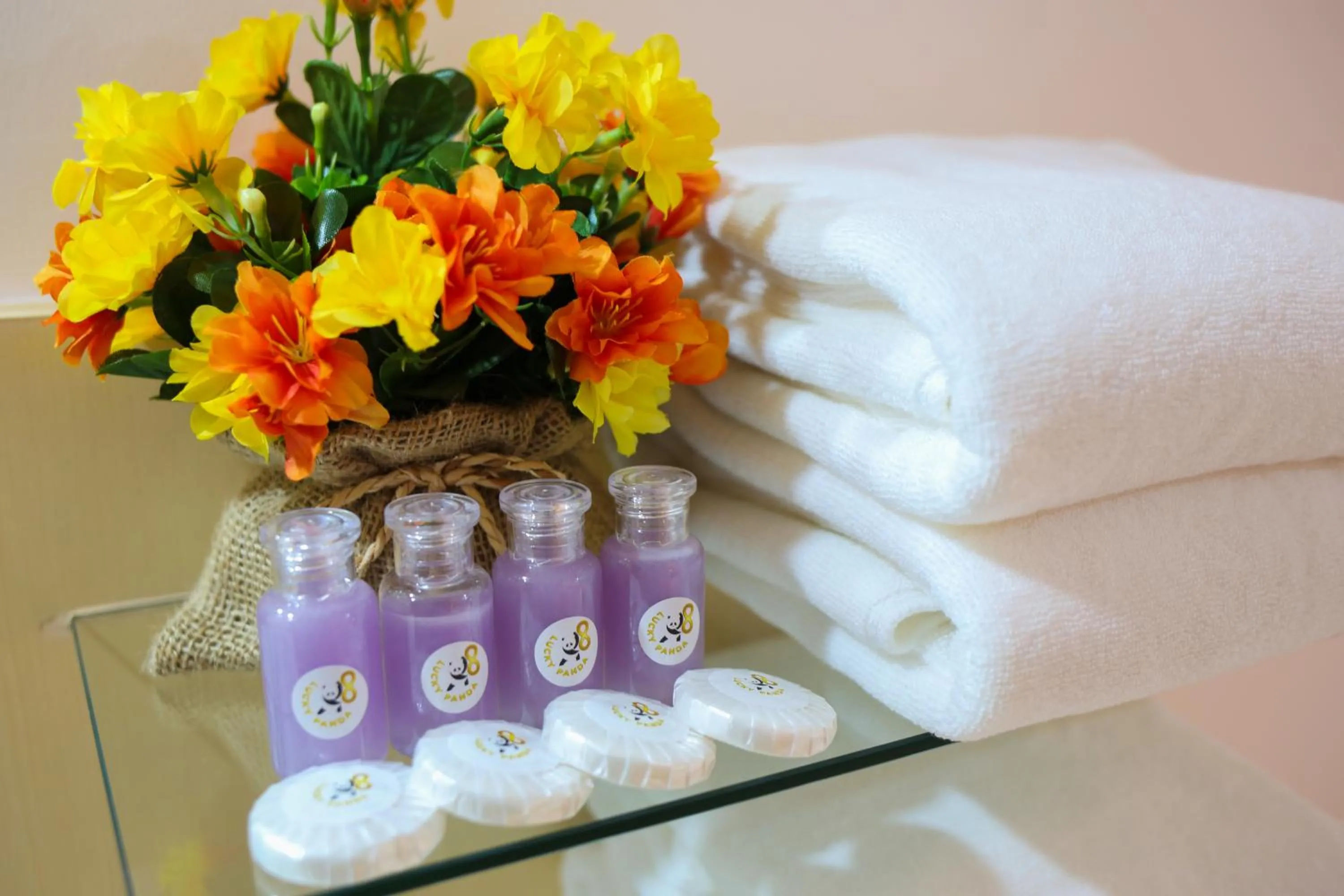 Bathroom in Lucky panda Hotel